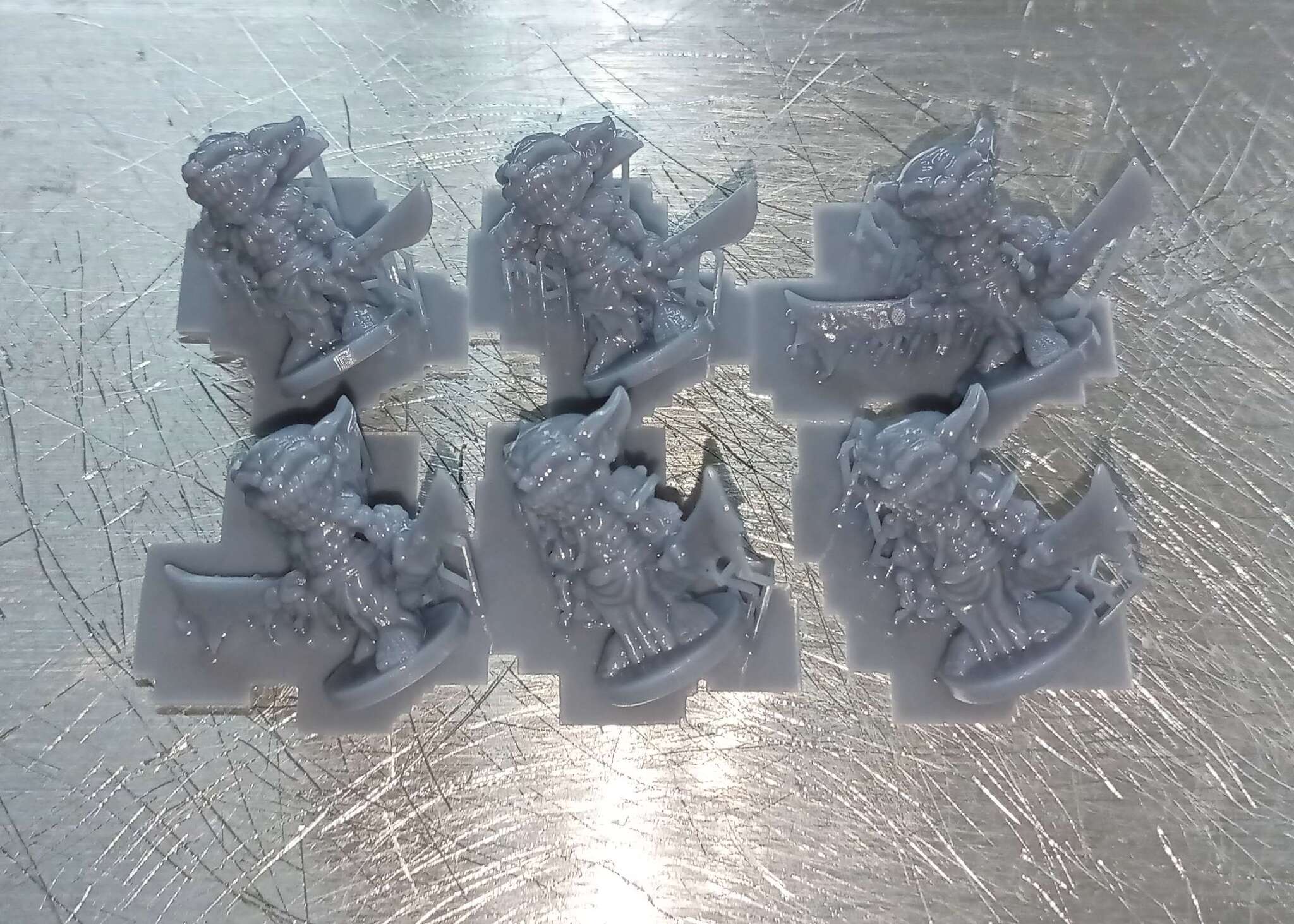 Goblins are common, toothy - My, 3D печать, Photopolymer printing, Painting miniatures, Miniature, Goblins, 3D printer, Anycubic Photon, Painting, Longpost