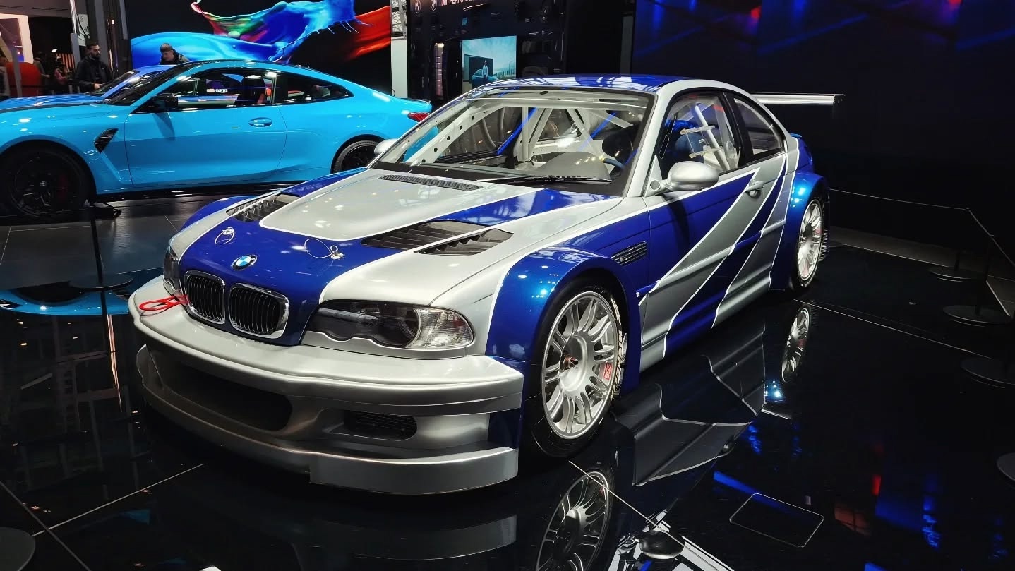 Real BMW M3 GTR in Need For Speed: Most Wanted livery at BMW Welt Museum#bmw #m3 #m3gtr #mostwanter - Bmw, Need for Speed: Most Wanted, Bmw m3, Games, Museum, Longpost