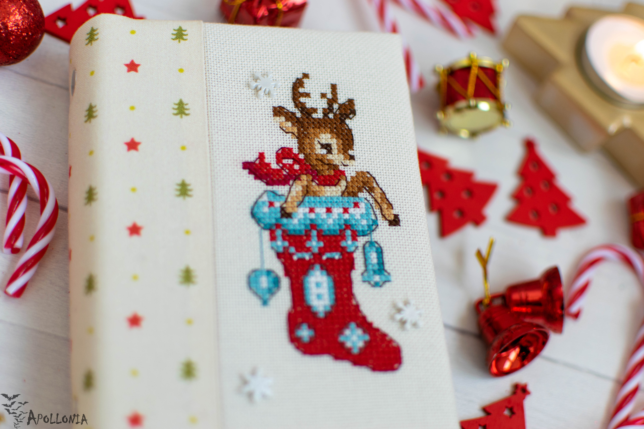 New Year's notebooks will be a wonderful gift - My, With your own hands, Needlework, Handmade, Needlework without process, Creation, Embroidery, Cross-stitch, Presents, Decor, Notebook, Longpost