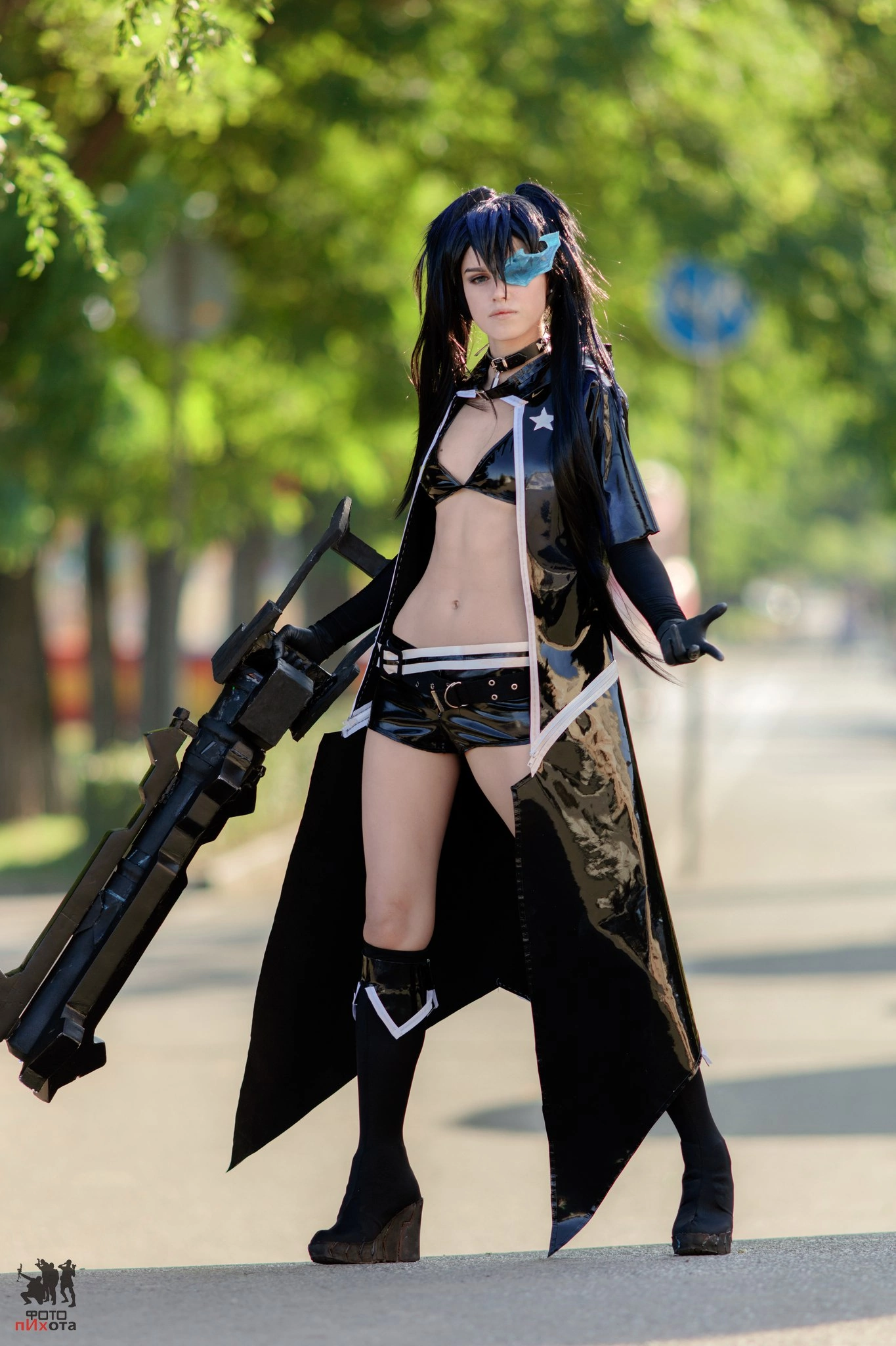 Black Rock Shooter - Косплей, Саша Холланд, Фотография, ВКонтакте (ссылка), Длиннопост