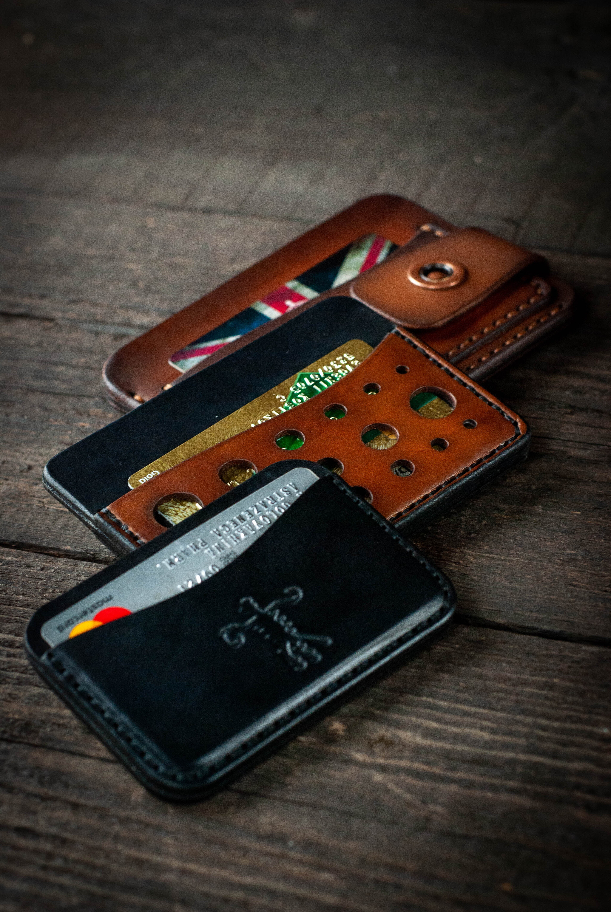 Mini cardholder - My, Сумка, Leather, Needlework without process, Natural leather, Leather products, Cardholder, Wallet, Mini, Accessories, Workshop, Male, Metal products, Sewing, Longpost