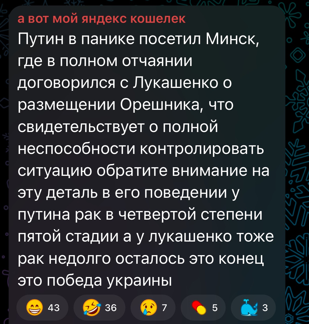 Well, that's all - Vladimir Putin, Special operation, Alexander Lukashenko, That's all, End, Politics, Fake news, Irony, Screenshot, Hazelnut (rocket)