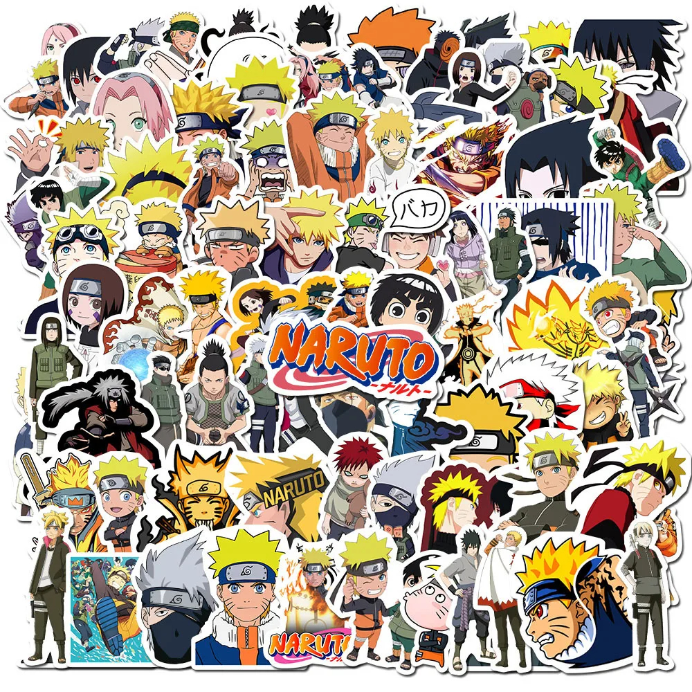 100 stickers - Naruto, Anime, AliExpress, Products, Sticker, Vinyl sticker, Stickers, Kit