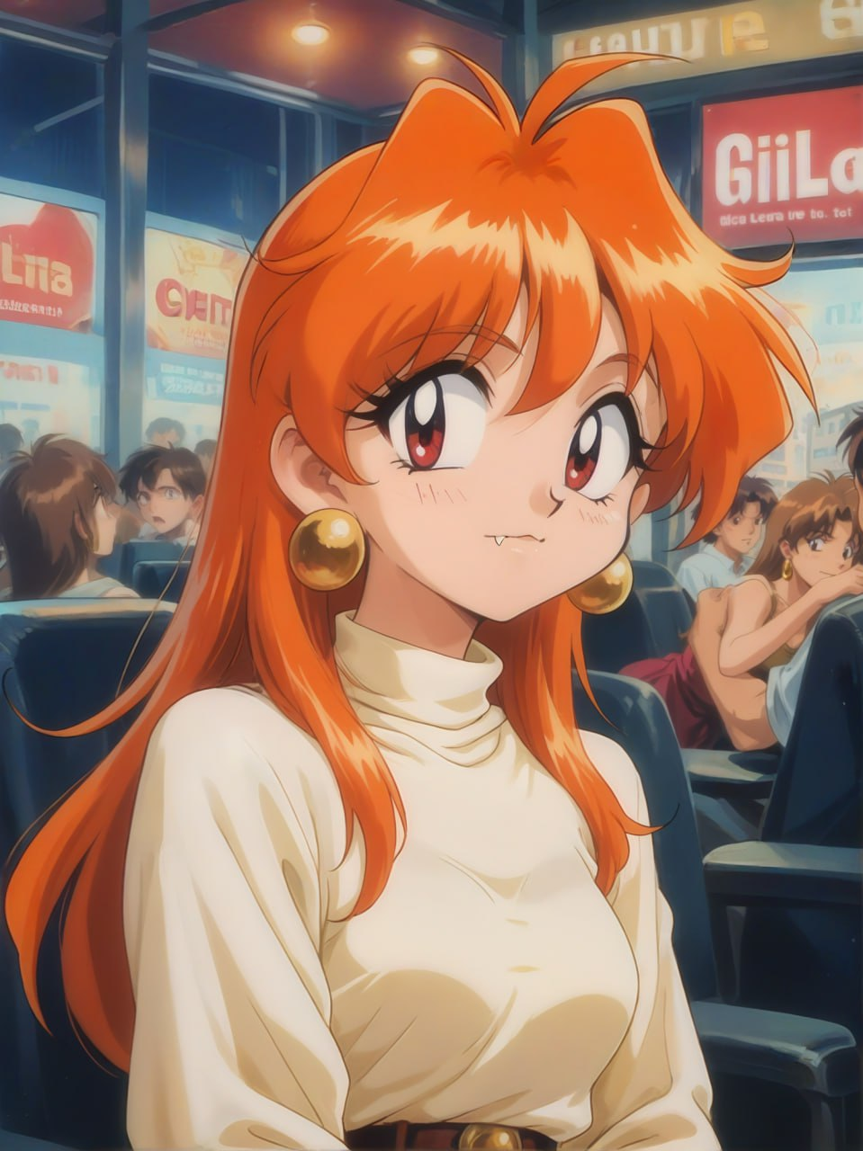 Lina Inverse - My, Anime, Neural network art, Illustrations, Lina Inverse, Anime art, Slayers, Нейронные сети, Art, Longpost