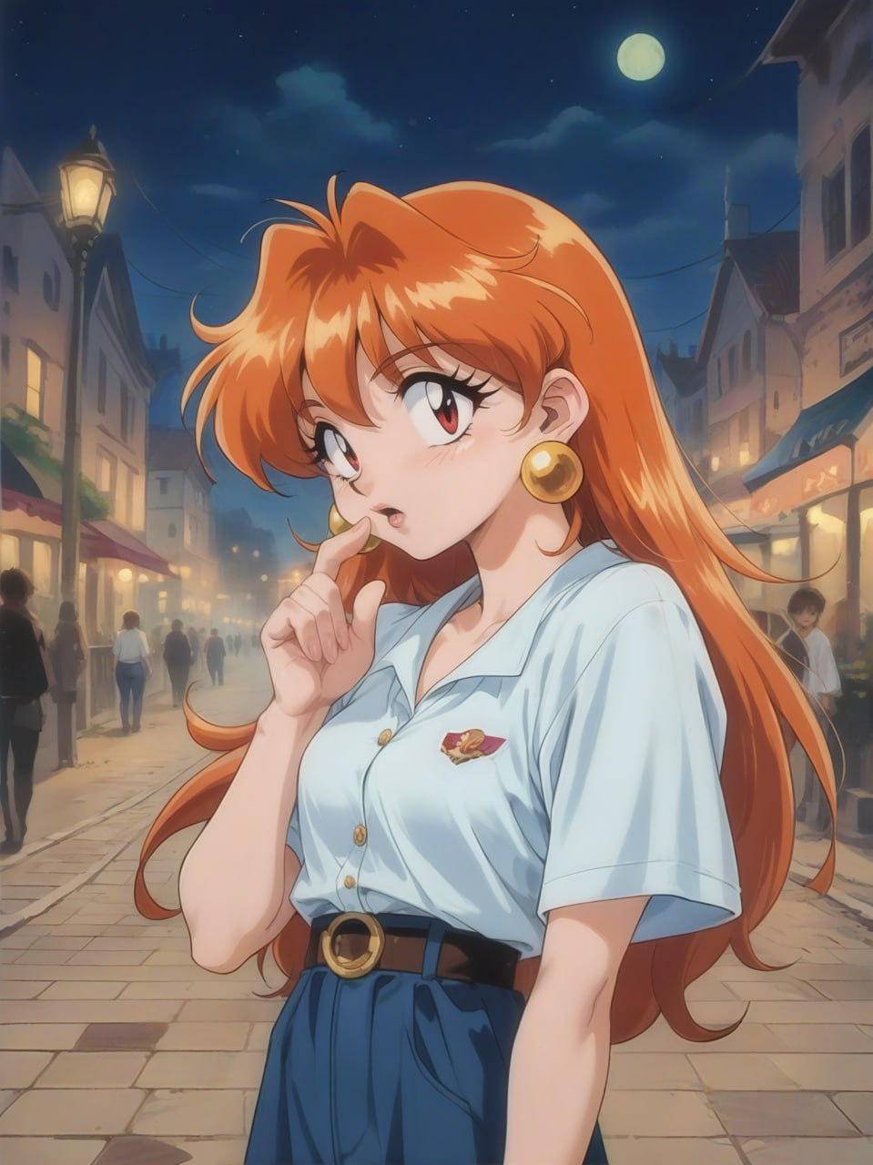 Lina Inverse - My, Anime, Neural network art, Illustrations, Lina Inverse, Anime art, Slayers, Нейронные сети, Art, Longpost