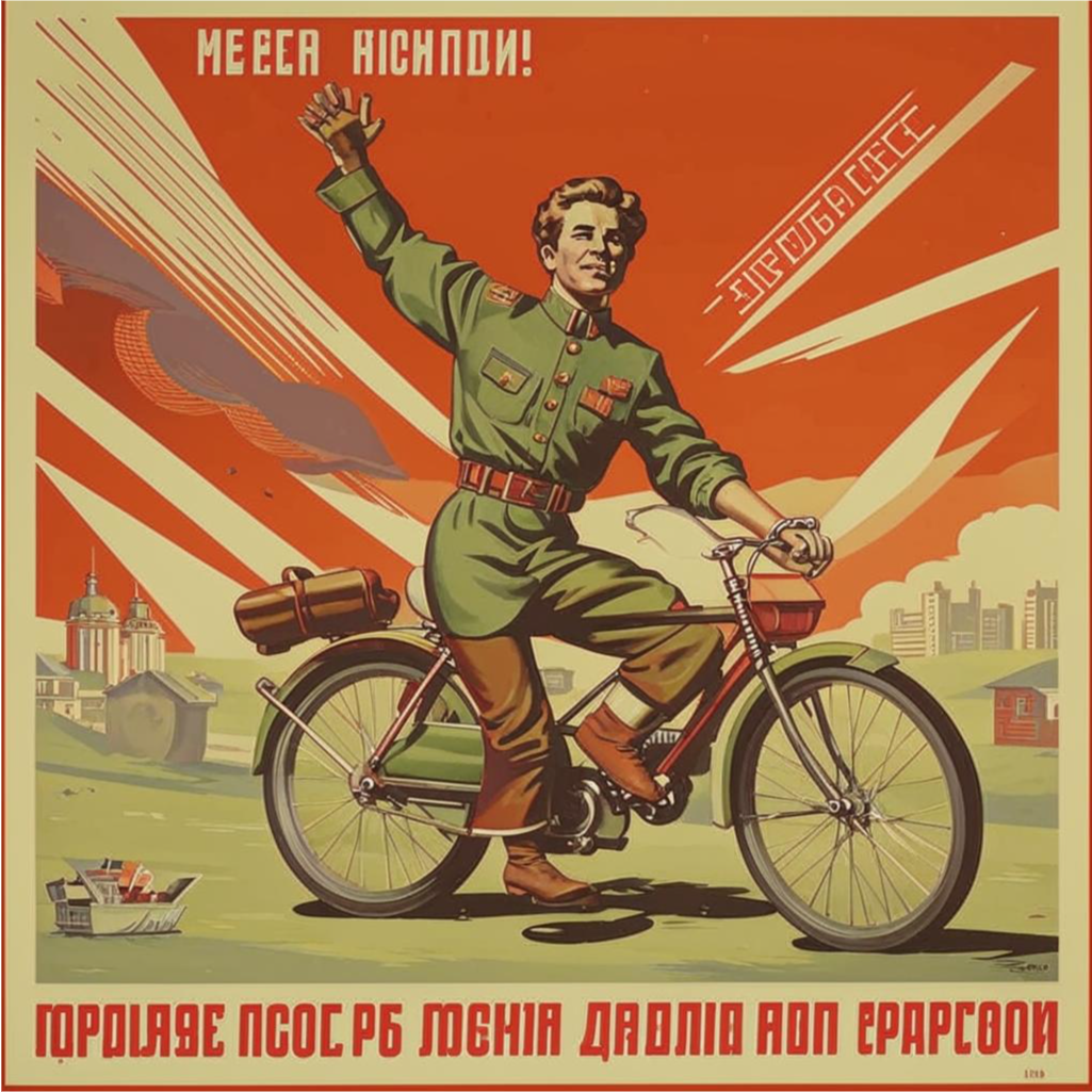 The dollar is pressing all the pedals, but it is unlikely to pick up speed. There is no escape from the weighty, Soviet ruble (posters from AI) - Artificial Intelligence, Computer graphics, Dollar rate, Ruble's exchange rate, Crocodile magazine, Poster, Soviet posters, Longpost