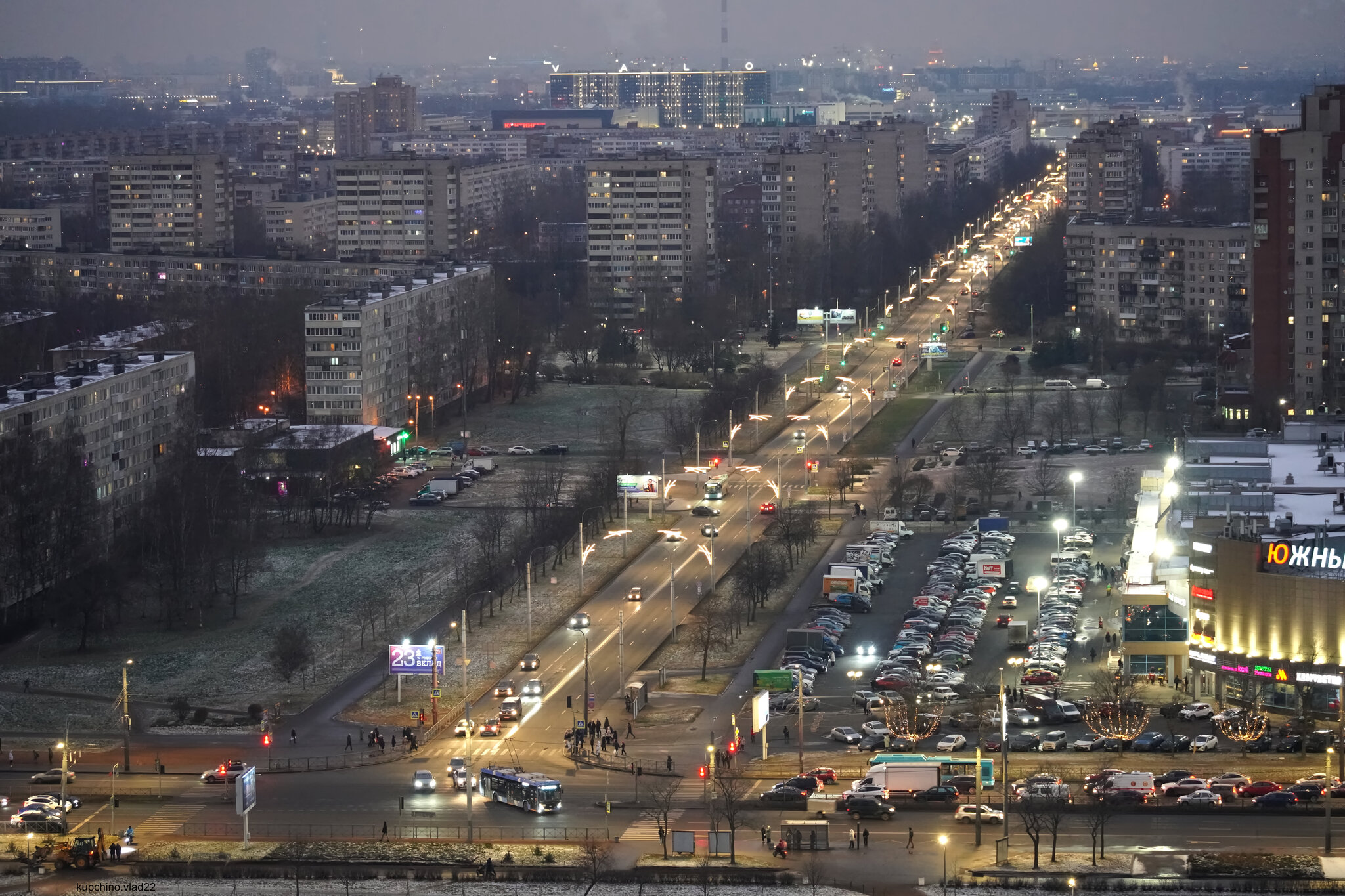 Предновогоднее Купчино - Моё, Фотография, Санкт-Петербург, Купчино