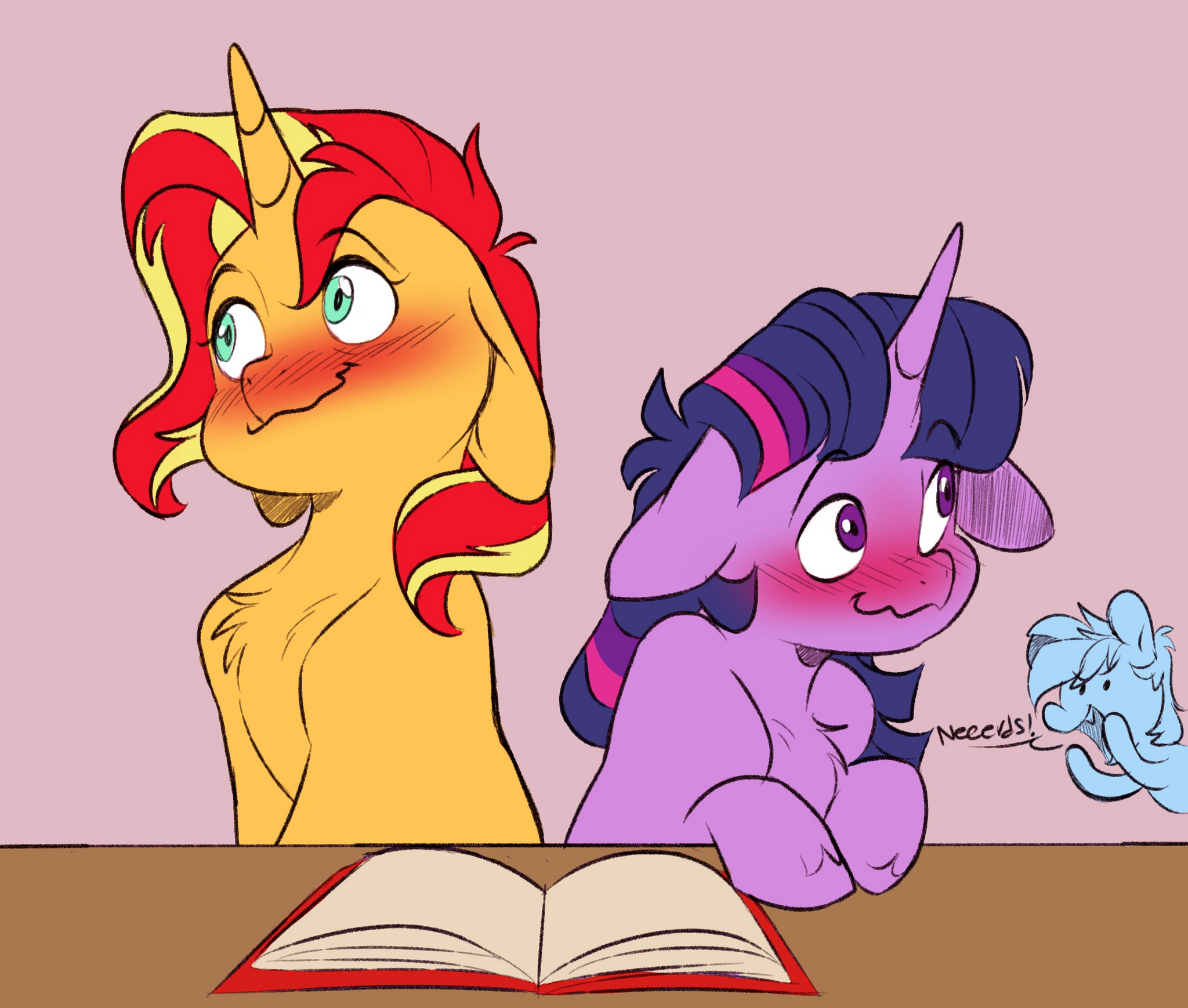 Nerds! - My little pony, Twilight sparkle, Sunset shimmer