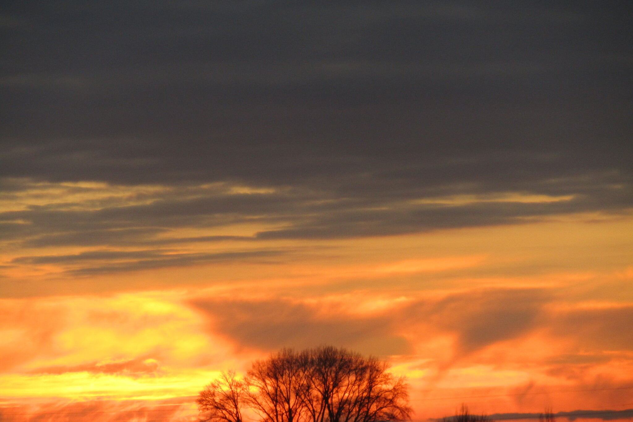 Sunset - My, beauty, Nature, Sunset, Village