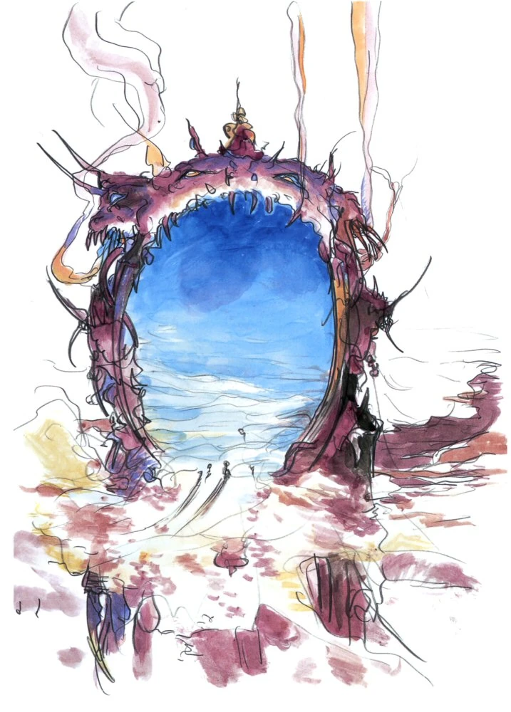 Post #12131992 - My, 1992, Final Fantasy, Square, Fantasy, Monster, Retro Games, Concept Art, Fantastic worlds, Longpost