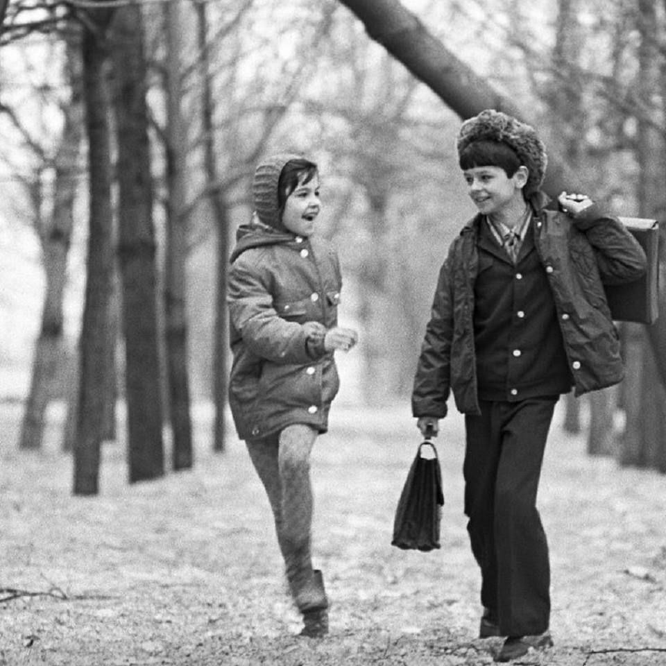 Friends - the USSR, Made in USSR, Childhood in the USSR, Youth, Youth, Nostalgia, The photo, Friends, Boy, Girl, School, Old photo, 70th, School uniform, Telegram (link)