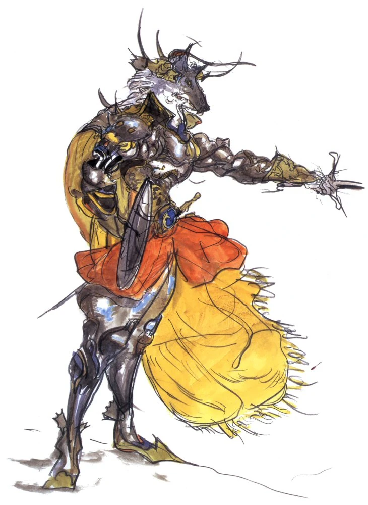 Post #12131992 - My, 1992, Final Fantasy, Square, Fantasy, Monster, Retro Games, Concept Art, Fantastic worlds, Longpost