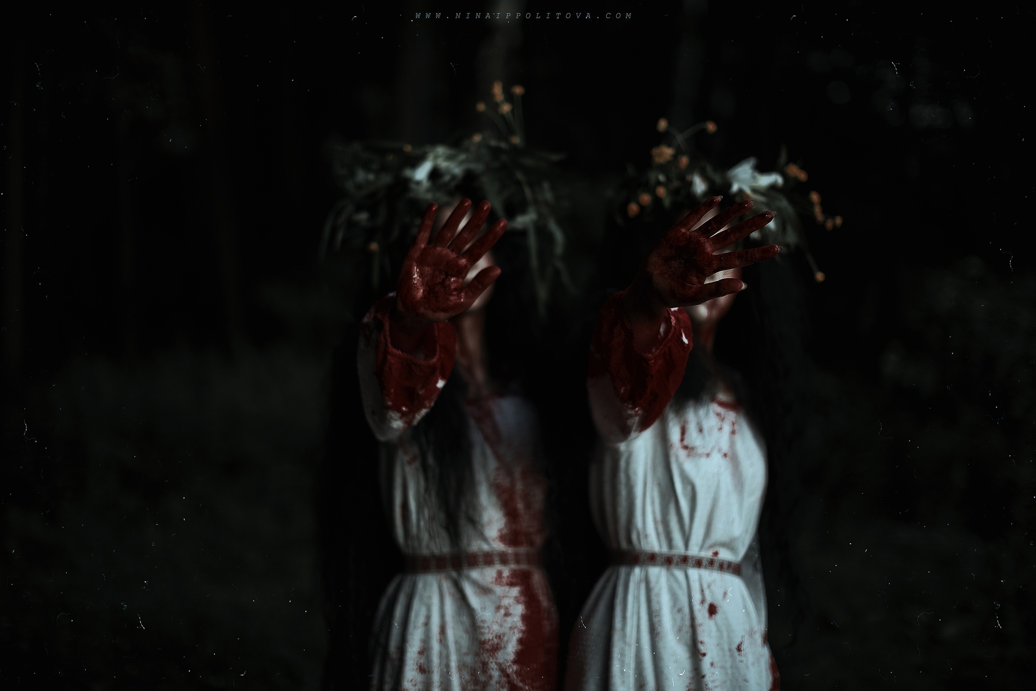 Two girls were sitting by the lake and performing fortune telling rituals... - The photo, PHOTOSESSION, Cosplay, Cosplayers, Slavic mythology, Mythology, The dead, The dead, Longpost