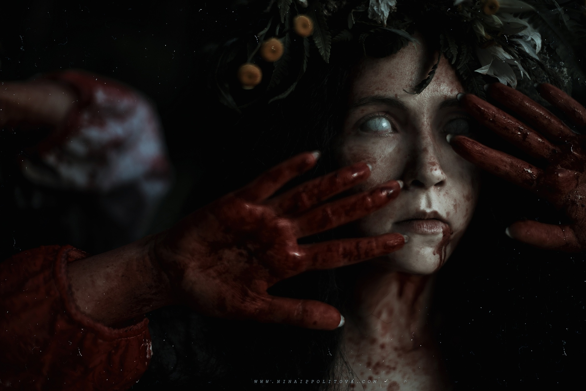 Two girls were sitting by the lake and performing fortune telling rituals... - The photo, PHOTOSESSION, Cosplay, Cosplayers, Slavic mythology, Mythology, The dead, The dead, Longpost