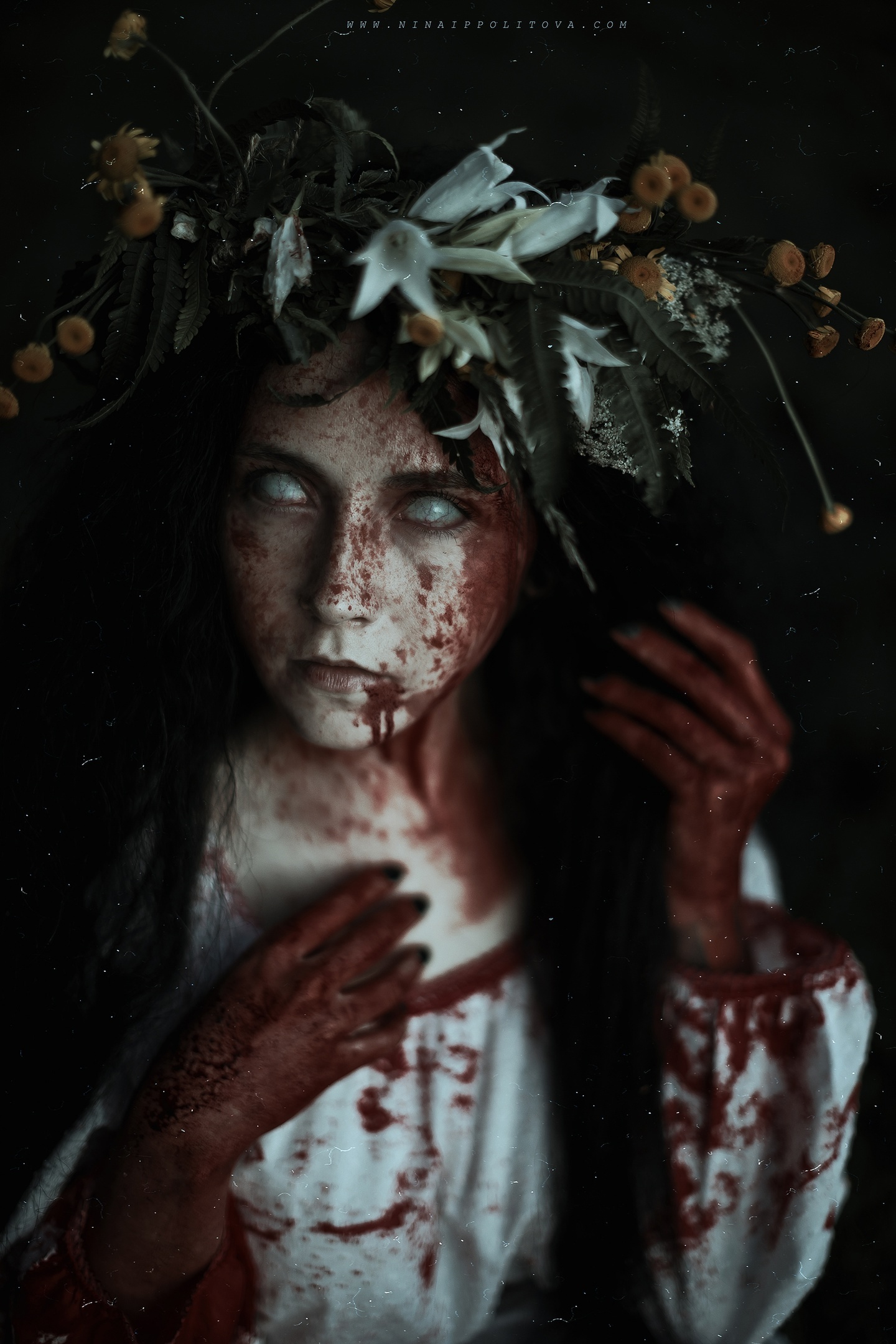 Two girls were sitting by the lake and performing fortune telling rituals... - The photo, PHOTOSESSION, Cosplay, Cosplayers, Slavic mythology, Mythology, The dead, The dead, Longpost