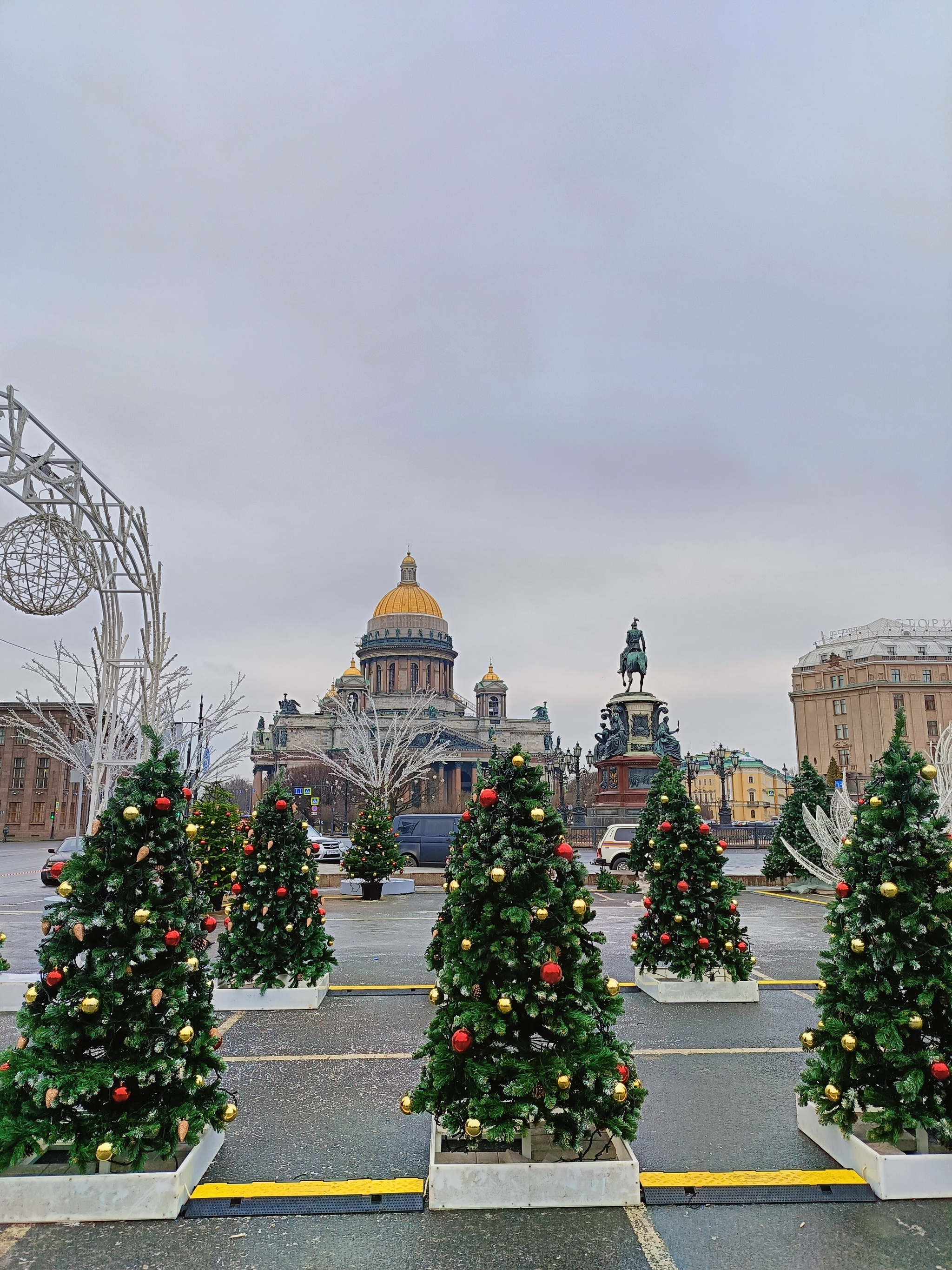 Начало зимы в Петербурге - Моё, Мобильная фотография, Санкт-Петербург, Новый Год