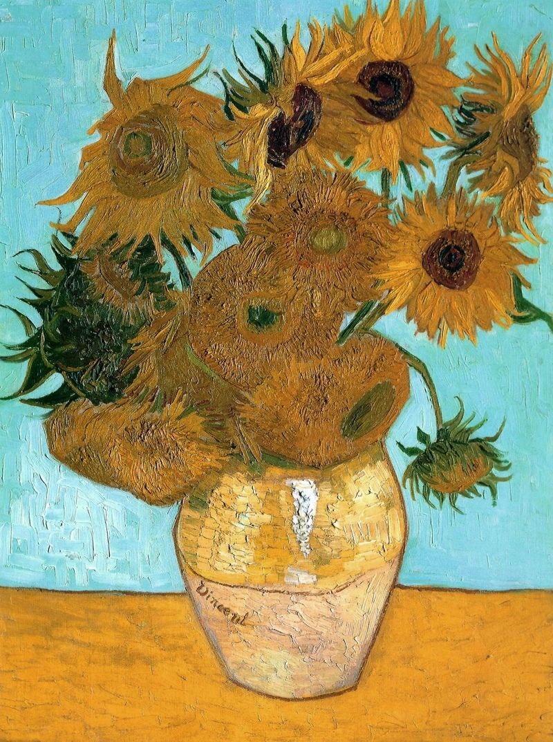 Paintings by Vincent van Gogh - Art, Art, Painting, Sunflower, van Gogh, Impressionism, Artist, Oil painting, beauty, Author's painting, Telegram (link), Longpost