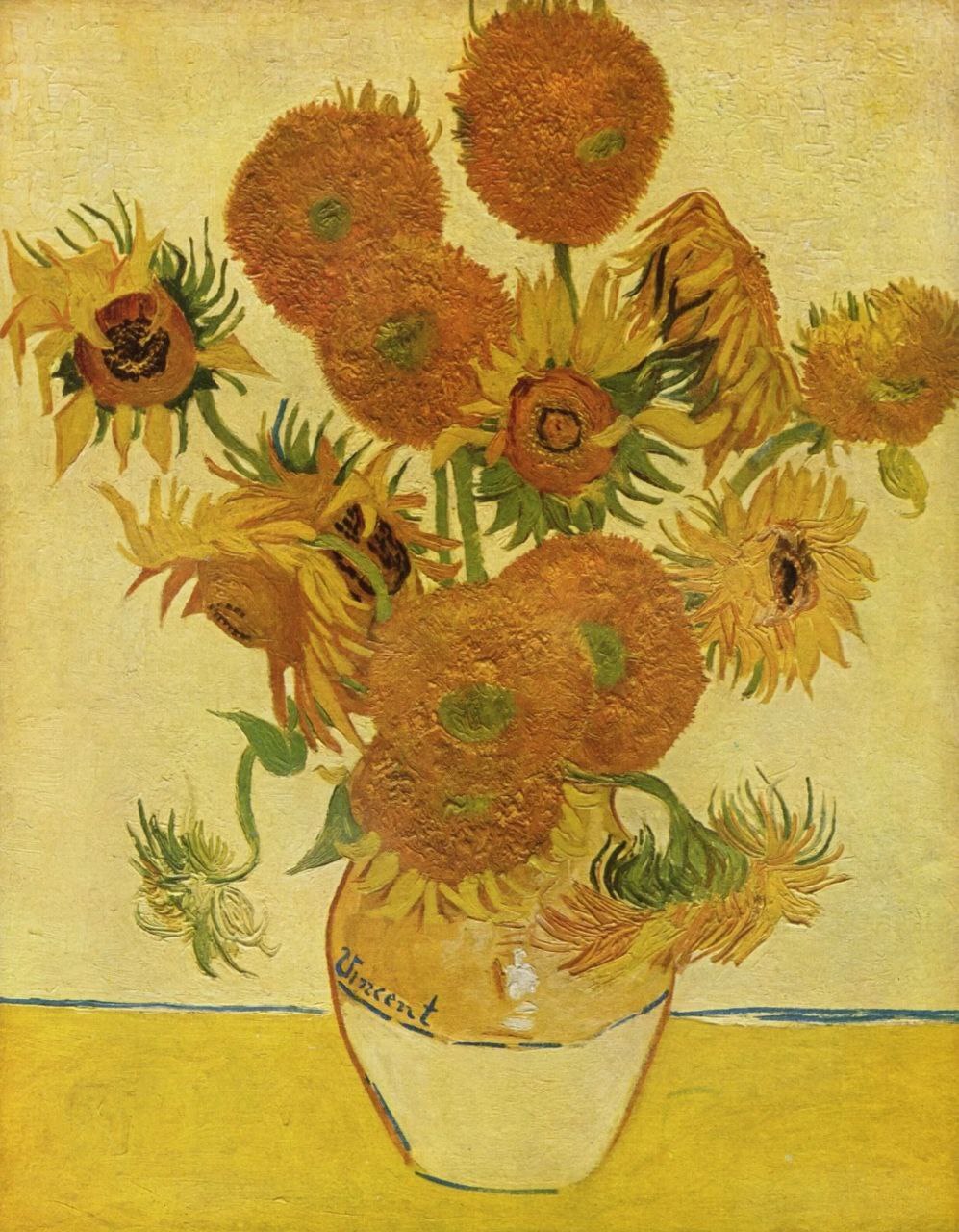 Paintings by Vincent van Gogh - Art, Art, Painting, Sunflower, van Gogh, Impressionism, Artist, Oil painting, beauty, Author's painting, Telegram (link), Longpost