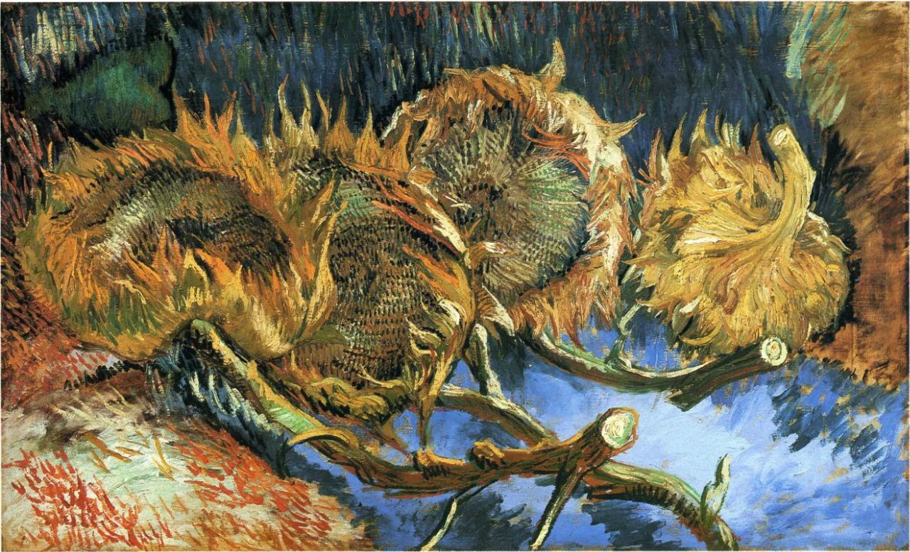 Paintings by Vincent van Gogh - Art, Art, Painting, Sunflower, van Gogh, Impressionism, Artist, Oil painting, beauty, Author's painting, Telegram (link), Longpost