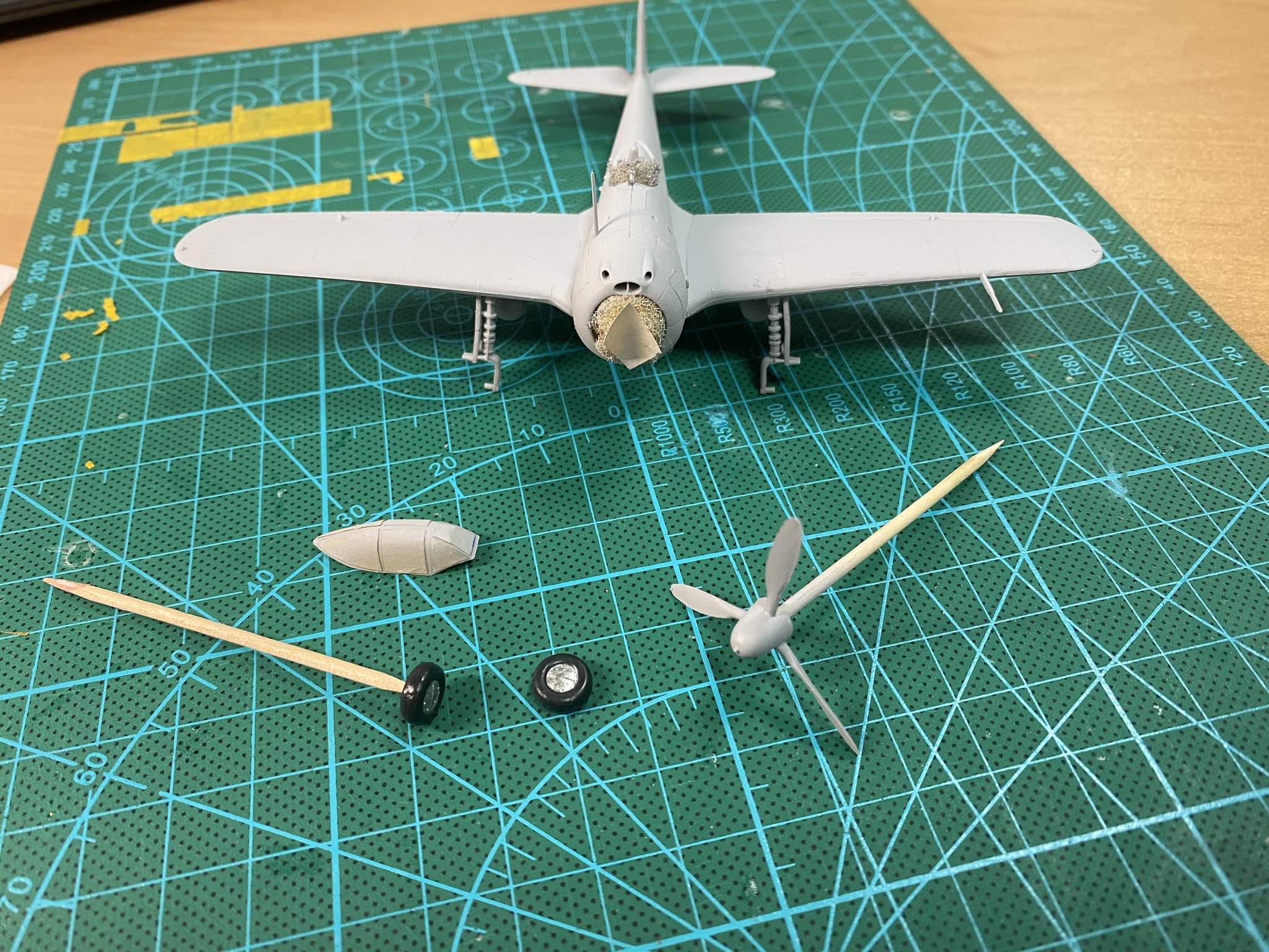 Nakajima Ki-43 Hayabusa (1/72 Hasegawa) - Моё, Моделизм, Масштабная модель, Стендовый моделизм, Рукоделие с процессом, Длиннопост, Истребитель