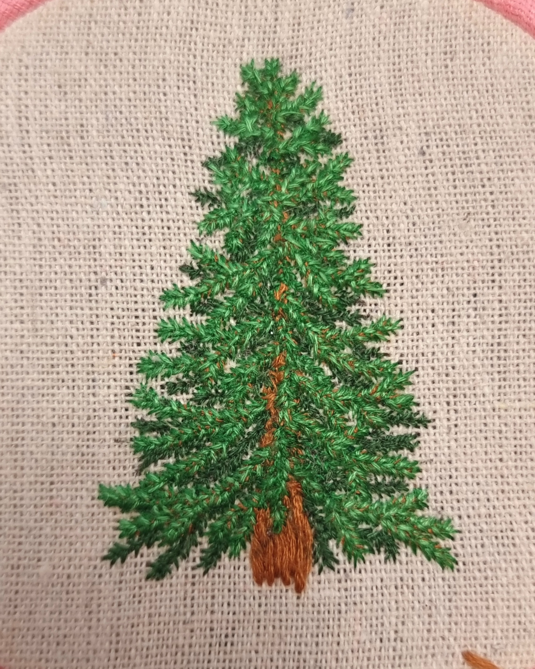 Post #12125334 - My, Embroidery, Needlework without process, Handmade, Needlework, With your own hands, Christmas trees, Christmas tree, Satin stitch embroidery, Longpost