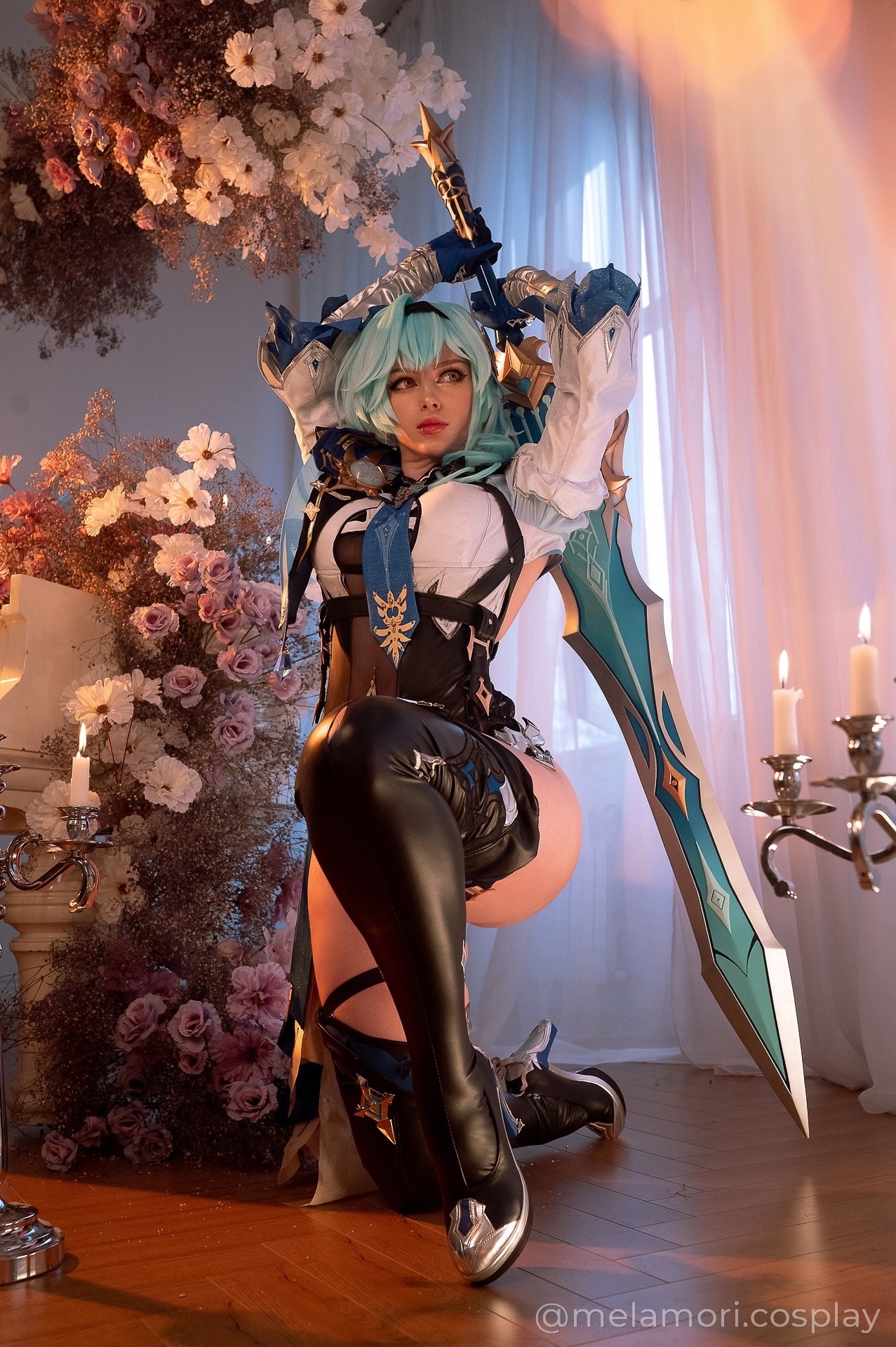 Post #12126023 - My, Cosplay, Lady melamori, Genshin impact, Eula (Genshin Impact), Longpost