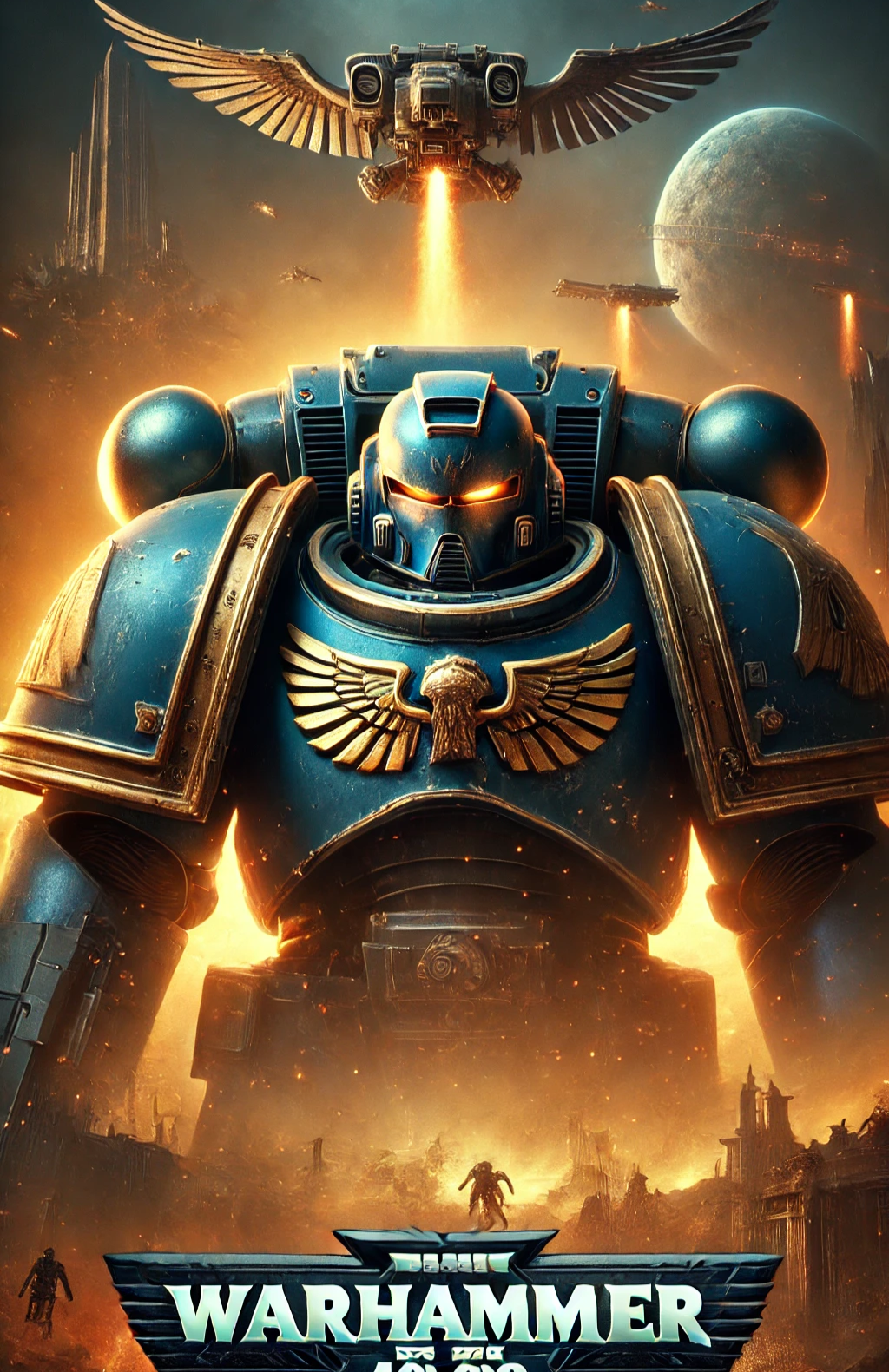 Amazon приступила к работе над сериалом по Warhammer 40000 с Генри Кавиллом - Игры, Warhammer 40k, Warhammer, Генри Кавилл, Длиннопост, Арты нейросетей