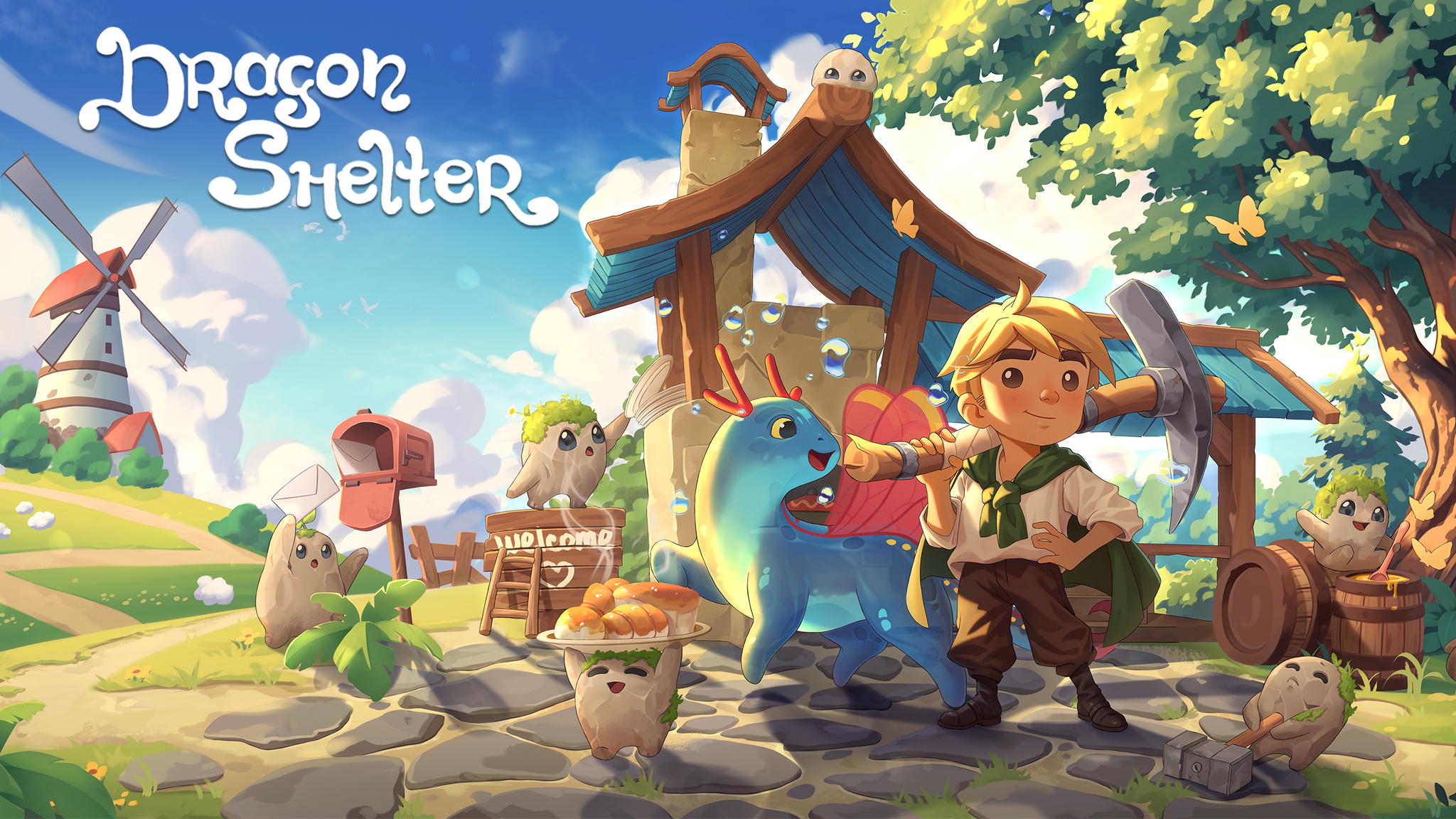 Dragon Shelter - Мировая премьера первого тизер-трейлера - Моё, Игры, Gamedev, Game Art, Компьютерные игры, Гифка, Видео, YouTube, Длиннопост