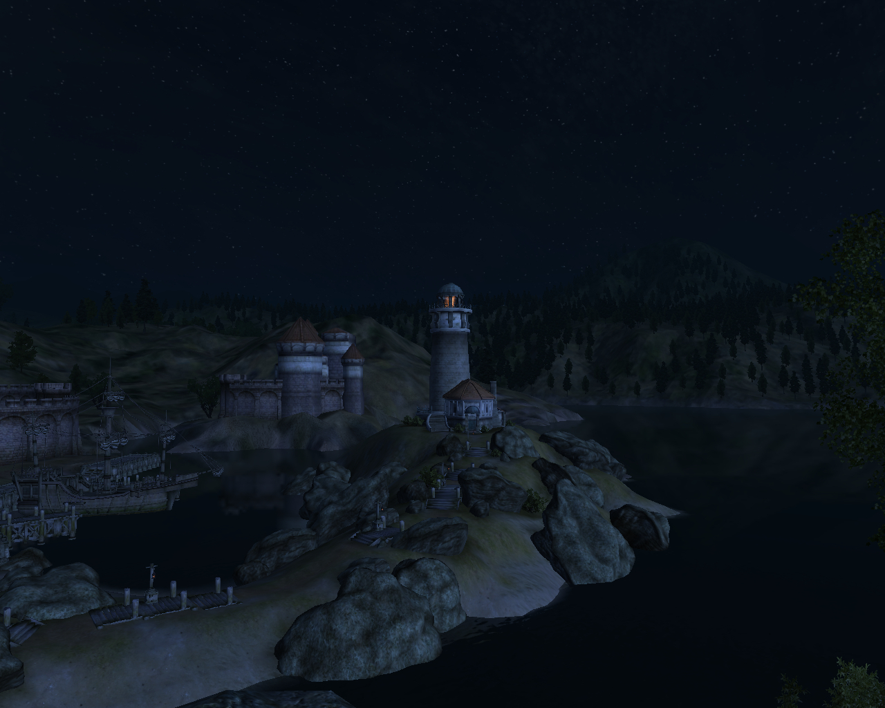 Anvil Lighthouse - My, Bethesda, The elder scrolls, The Elder Scrolls IV: Oblivion, Tamriel, Cyrodile, Lighthouse, Nostalgia, Screenshot