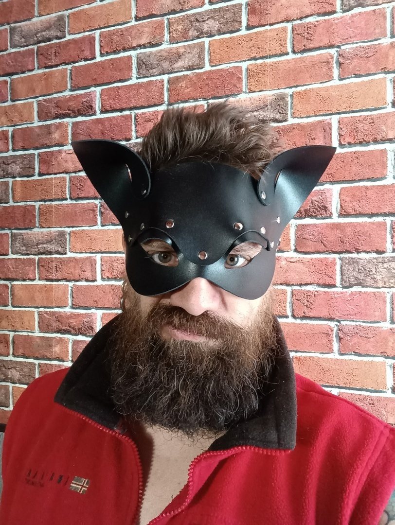 Pussies - My, Natural leather, Leather, Leather products, Accessories, Workshop, Sewing, Mask, Games, Needlework without process