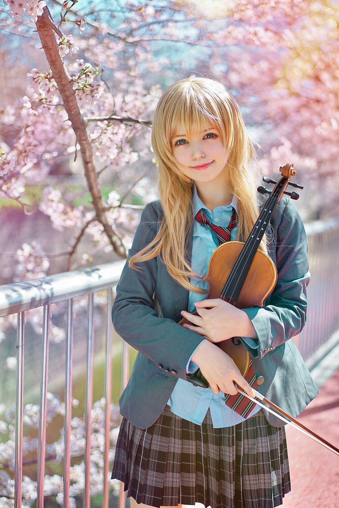 Shigatsu wa Kimi no Uso | Kaori Miyazono - Cosplay, Shigatsu wa Kimi no Uso, Miyazono kaori, Twitter (link), The photo, Longpost