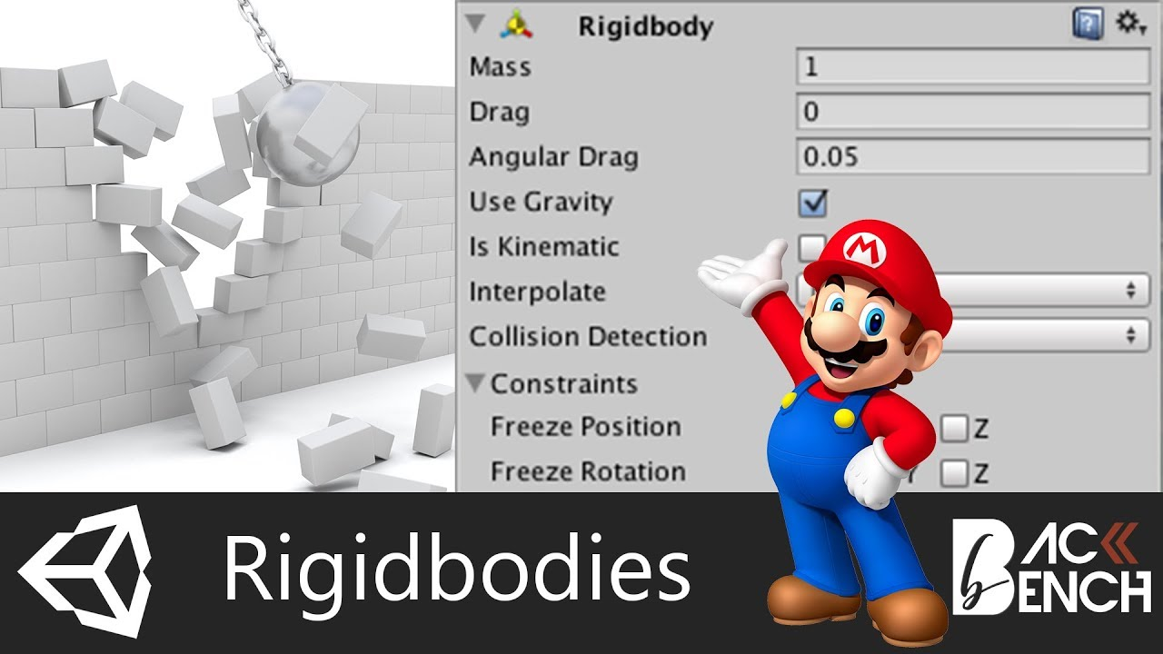 Что такое Rigidbody в Unity (Простыми словами) ? - Моё, Unity, Gamedev, Урок