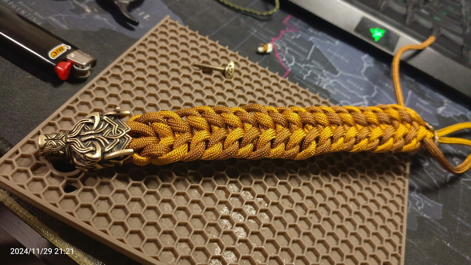 Post #12134067 - My, A bracelet, Decoration, Paracord, Needlework without process, Bijouterie, Friday tag is mine, Longpost