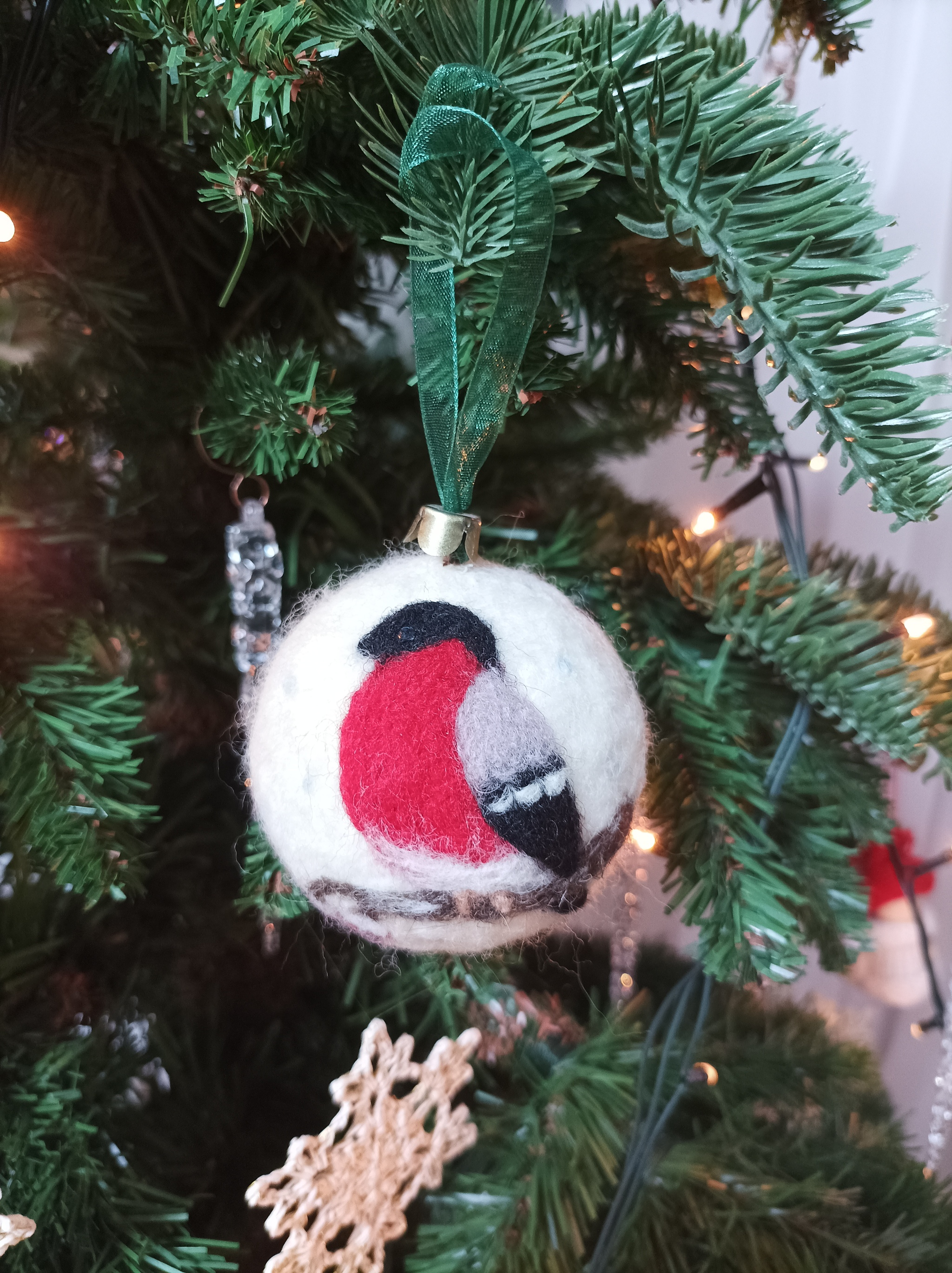 Post #12131159 - My, New Year, Needlework with process, Christmas decorations, Wallow, Dry felting, Longpost, Friday tag is mine