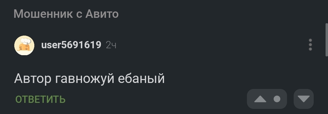 Давайте разбираться - Моё, Авито, Обман, Мат, Сила Пикабу, Комментарии, Скриншот, Длиннопост, Негатив, Комментарии на Пикабу