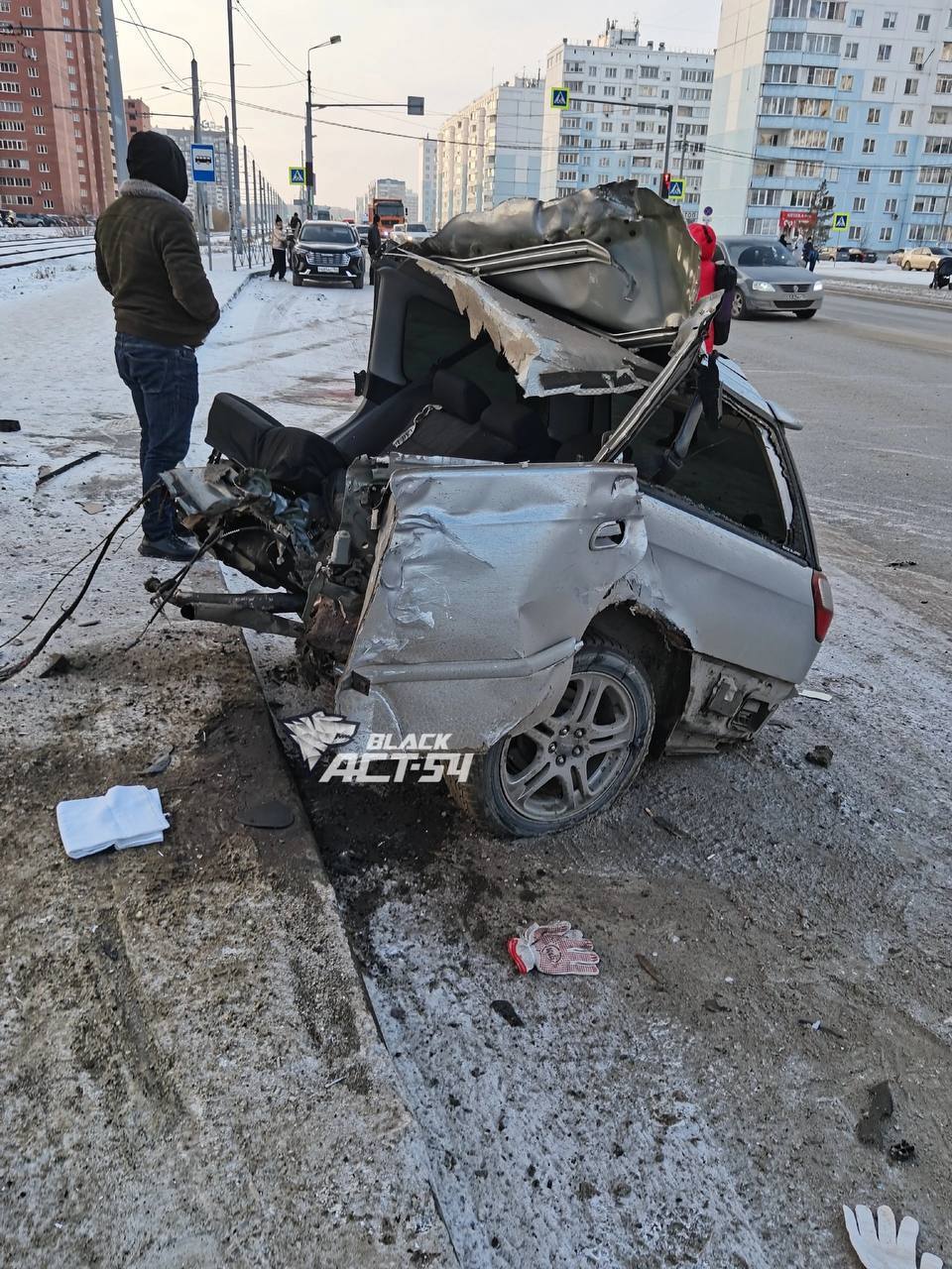 Задорно получилось - ДТП, Столб, Негатив, Видео, Длиннопост, Повтор, Смерть, Пассажиры, Водитель