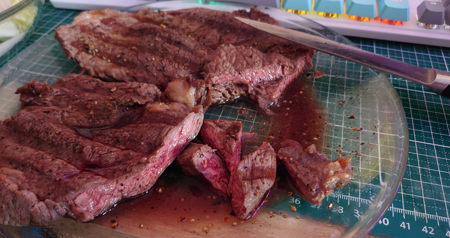 I'm cooking steak - My, Men's cooking, Snack, Recipe, Ingredients, Serving dishes, Steak, Meat, Longpost