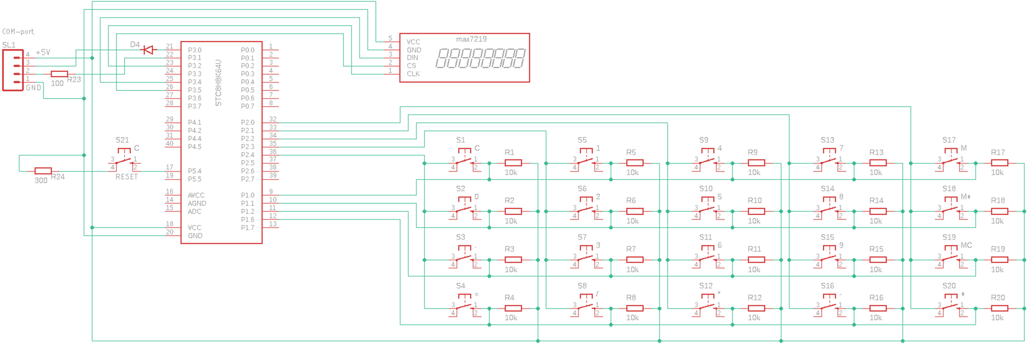 Homemade calculator - My, Microcontrollers, Homemade, Longpost