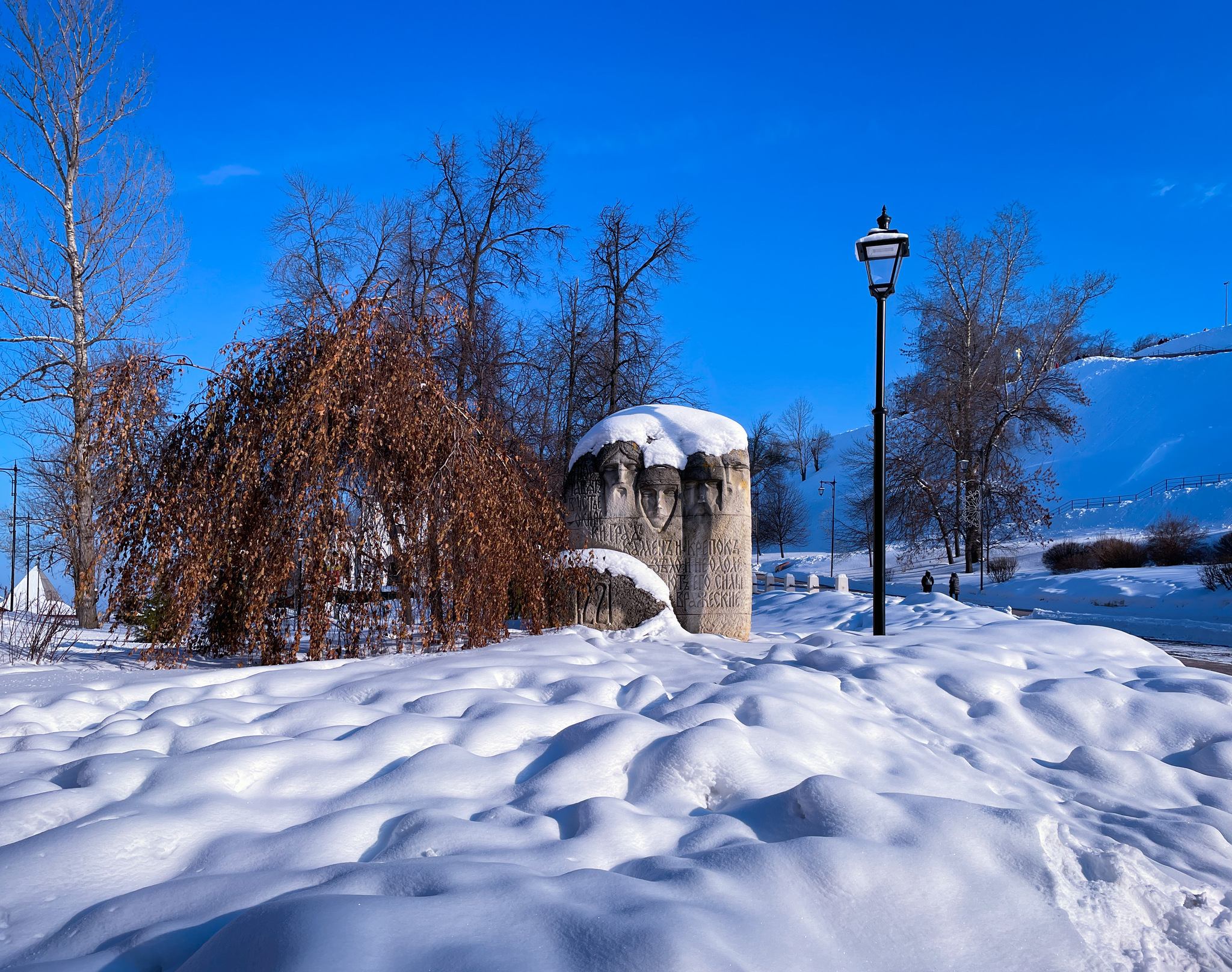 A piece of Nizhny Novgorod - My, The photo, Nizhny Novgorod, Winter, Longpost