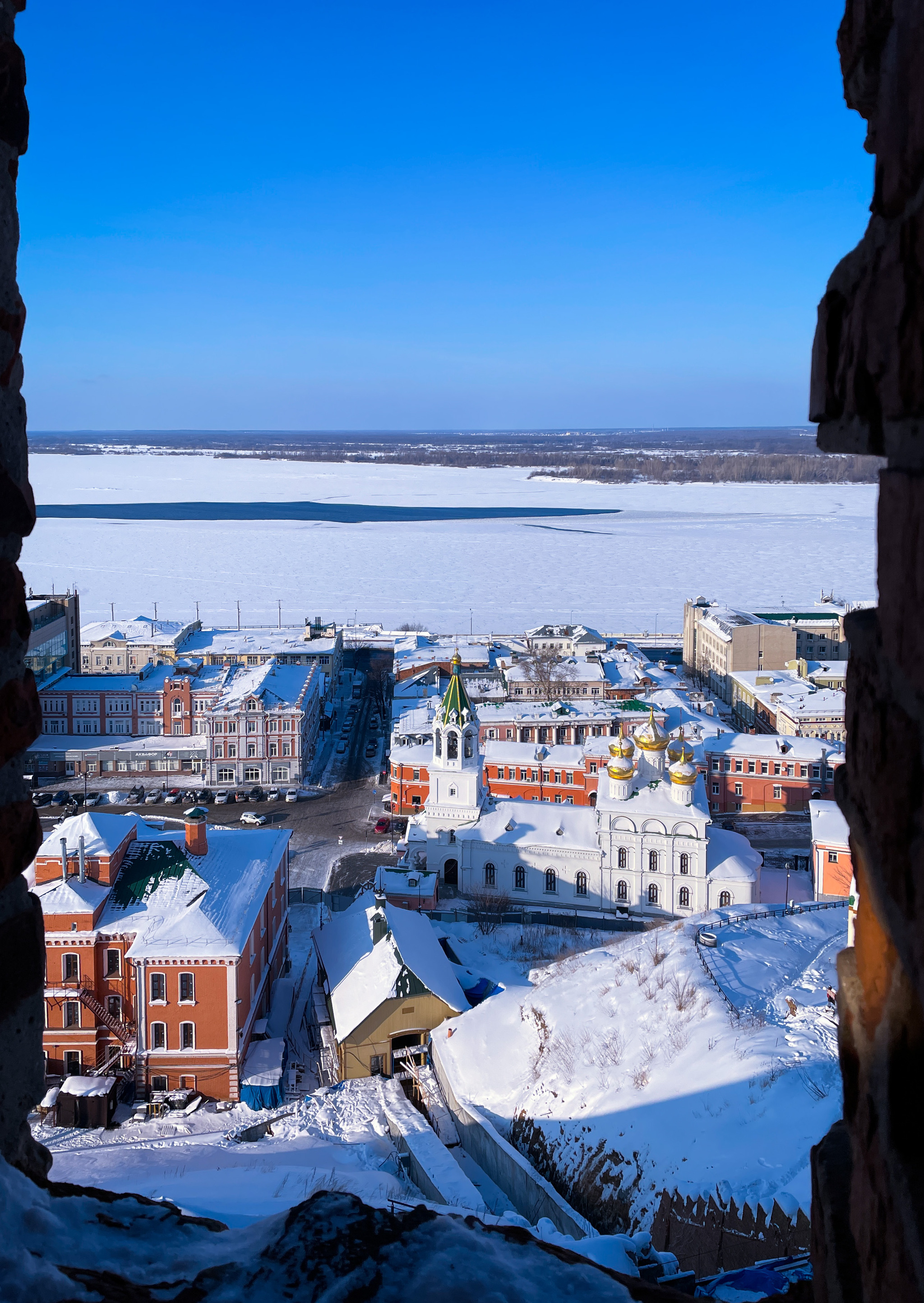 A piece of Nizhny Novgorod - My, The photo, Nizhny Novgorod, Winter, Longpost