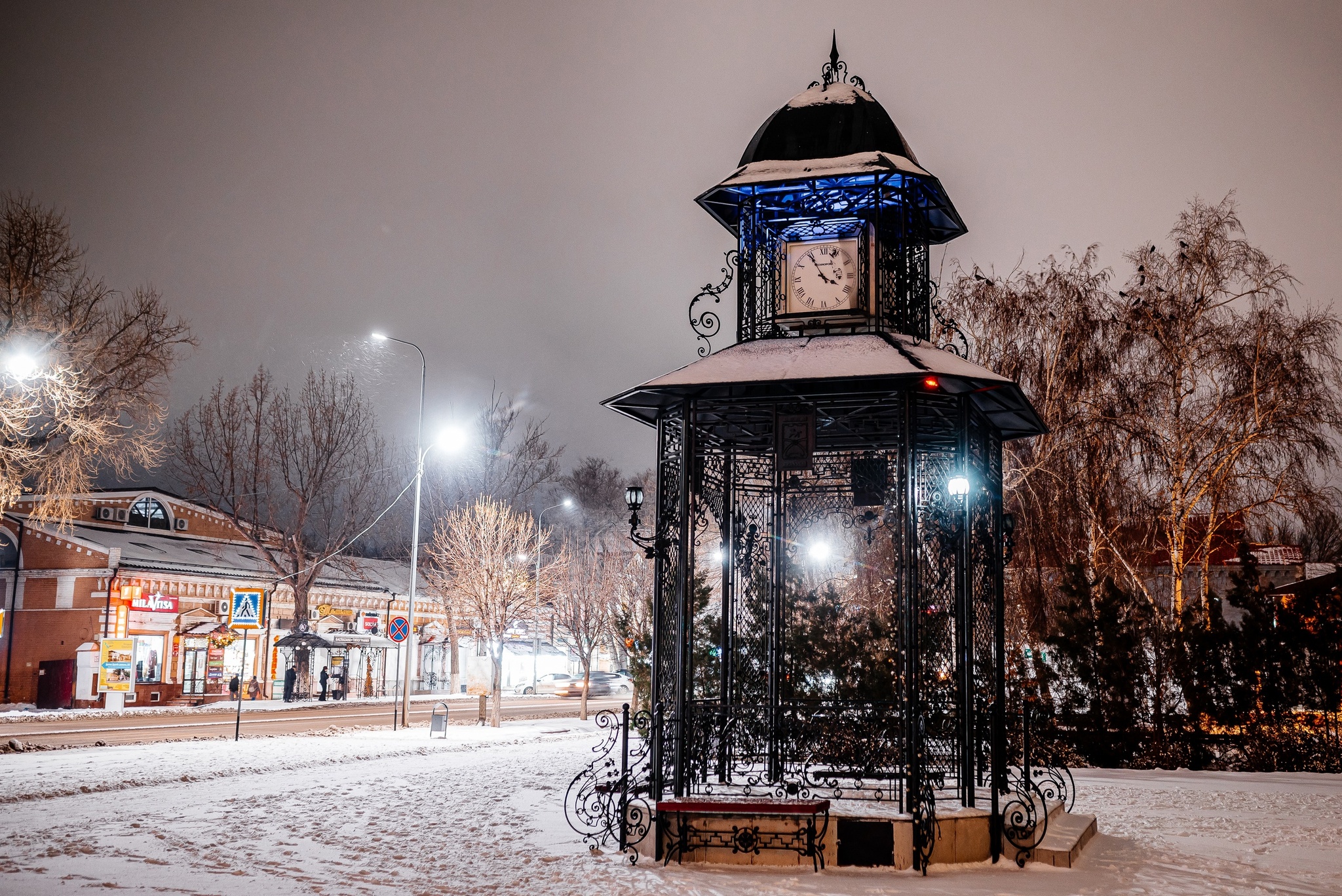 Winter comfort of a small town - My, The photo, Nikon, Kazakhstan, Uralsk, 35mm, Longpost