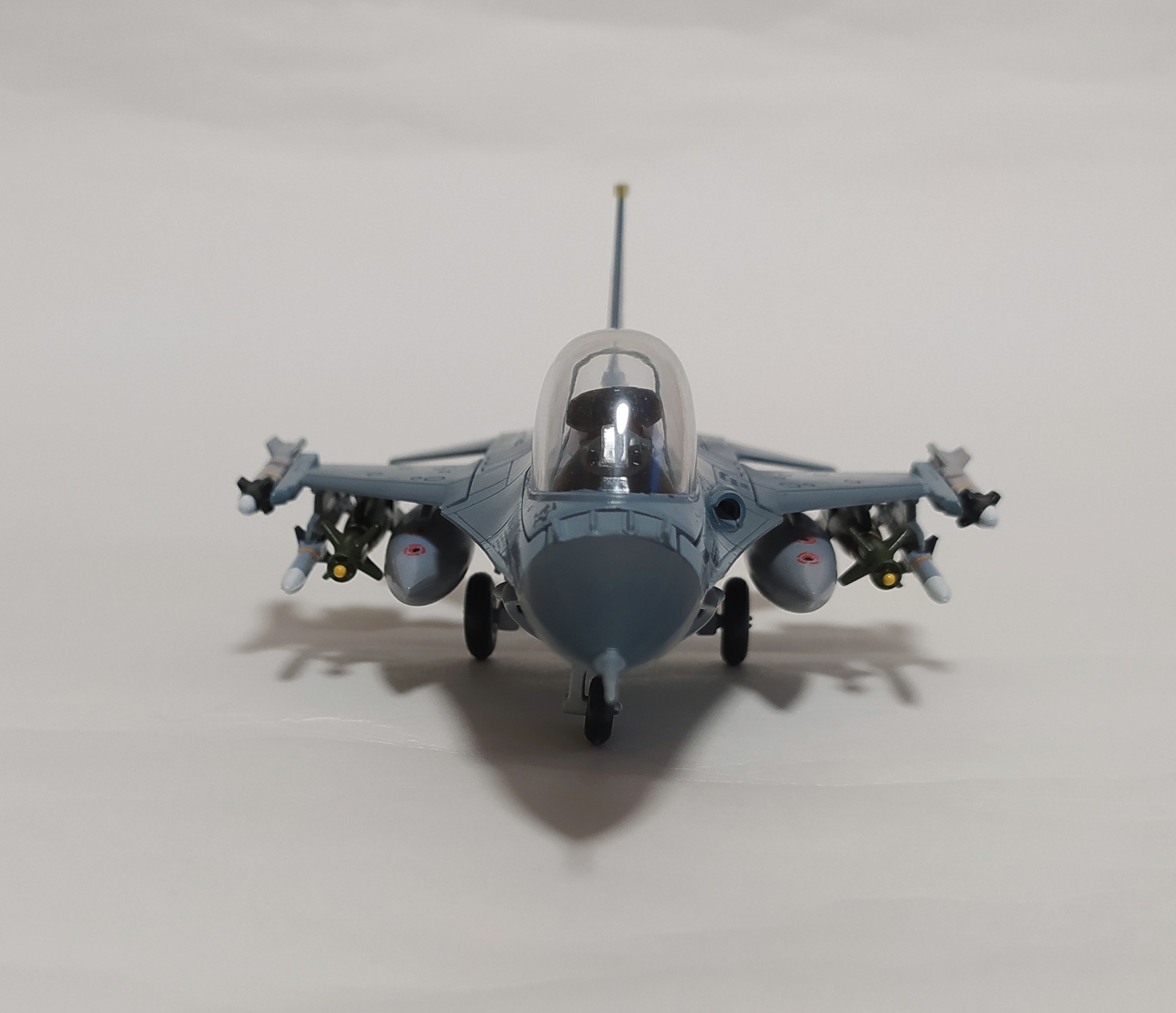 F-16 C. Christmas tree toy - My, Modeling, Scale model, f-16, Collecting, Stand modeling, Christmas decorations, Longpost