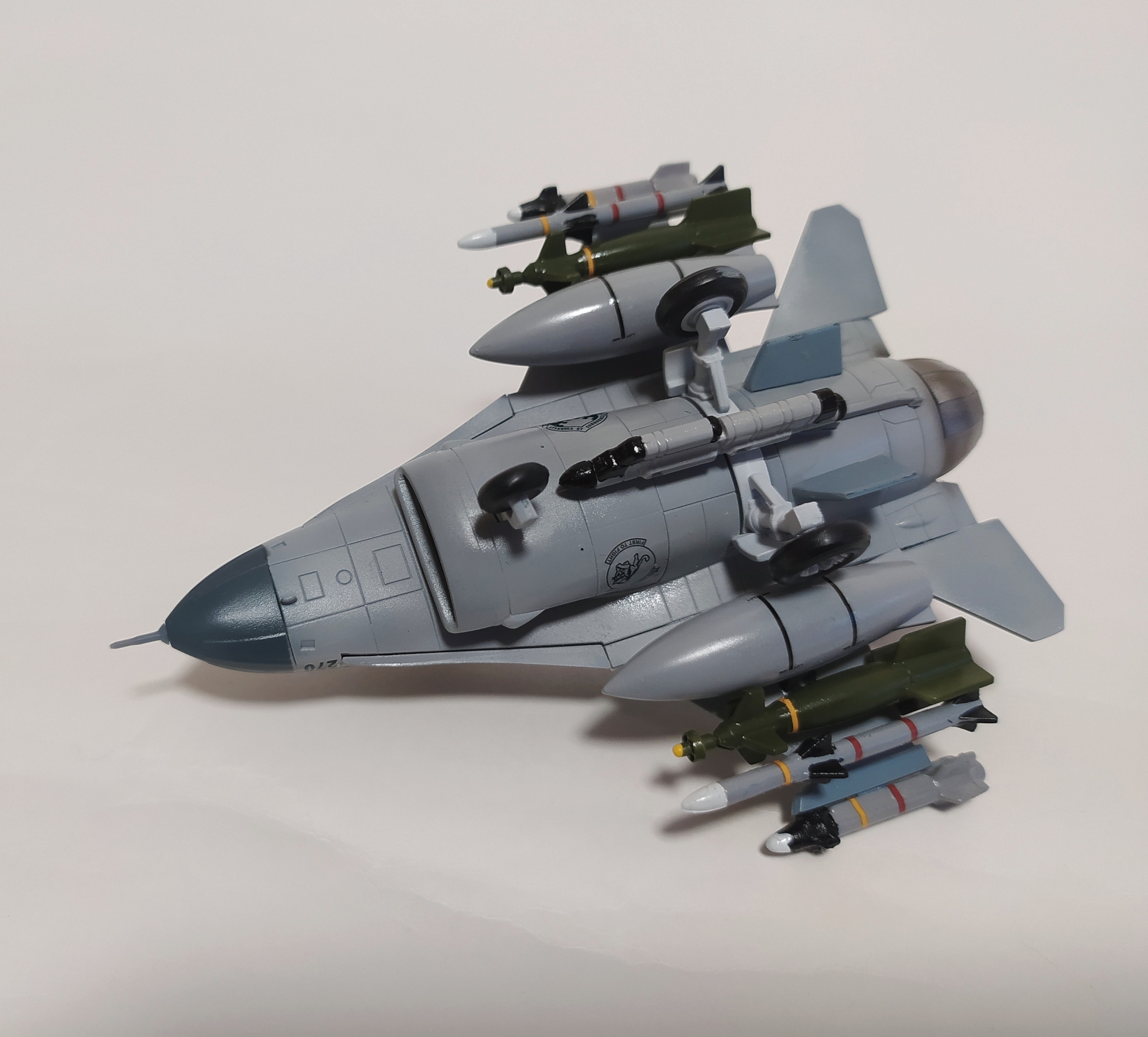 F-16 C. Christmas tree toy - My, Modeling, Scale model, f-16, Collecting, Stand modeling, Christmas decorations, Longpost