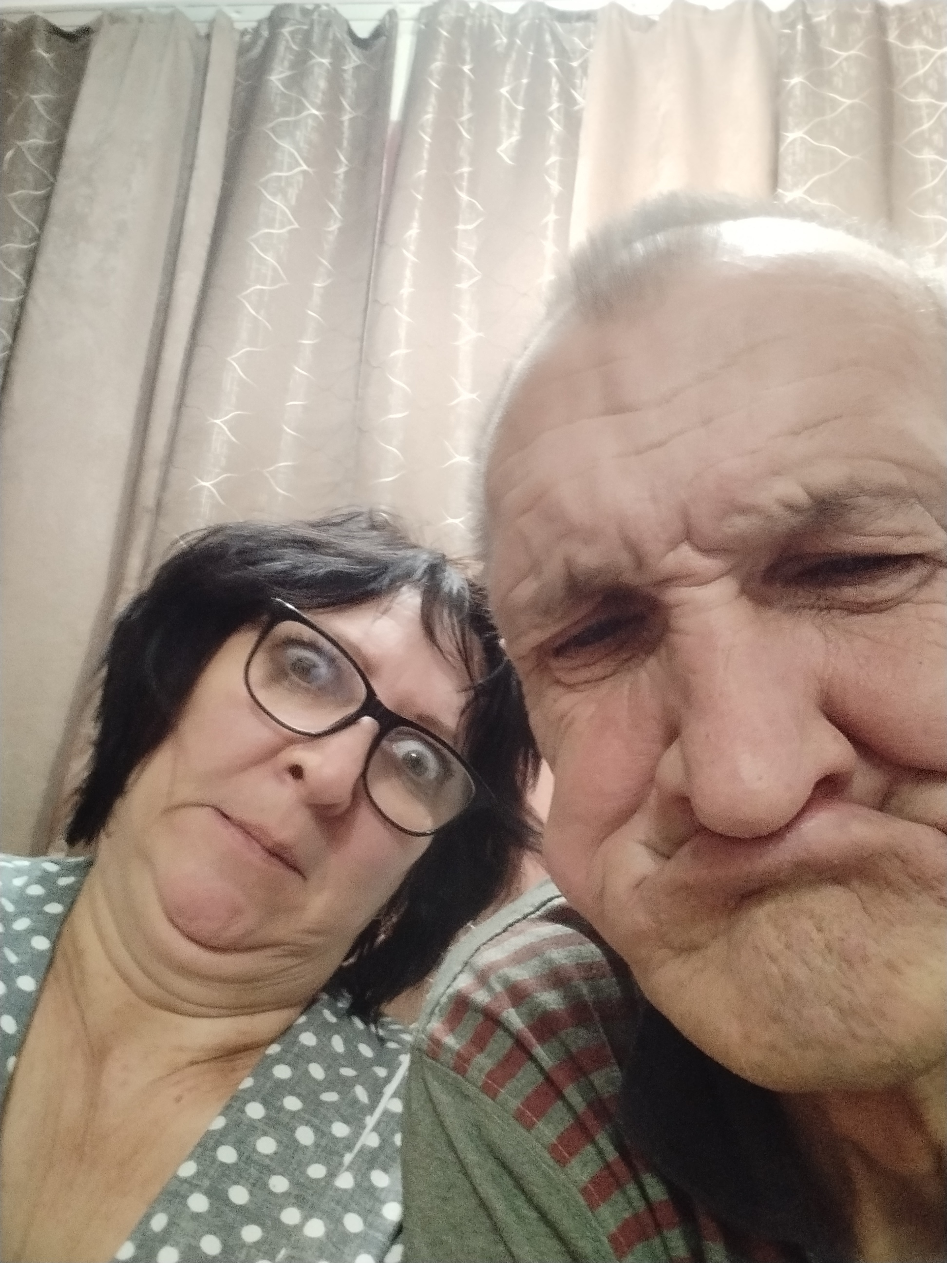 And we are both ugly, as always))) - My, Old age, Attention, Banter League, Selfie, Mat, Longpost