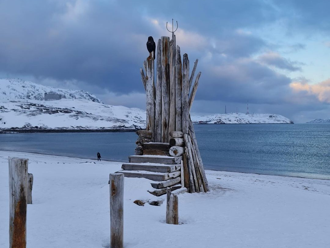 Teriberka. Journey to the End of the Earth - My, Teriberka, Polar Lights, Kola Peninsula, Murmansk region, Travels, Reindeer, Husky, Scallop, King crab, Sea urchin, Far North, Longpost