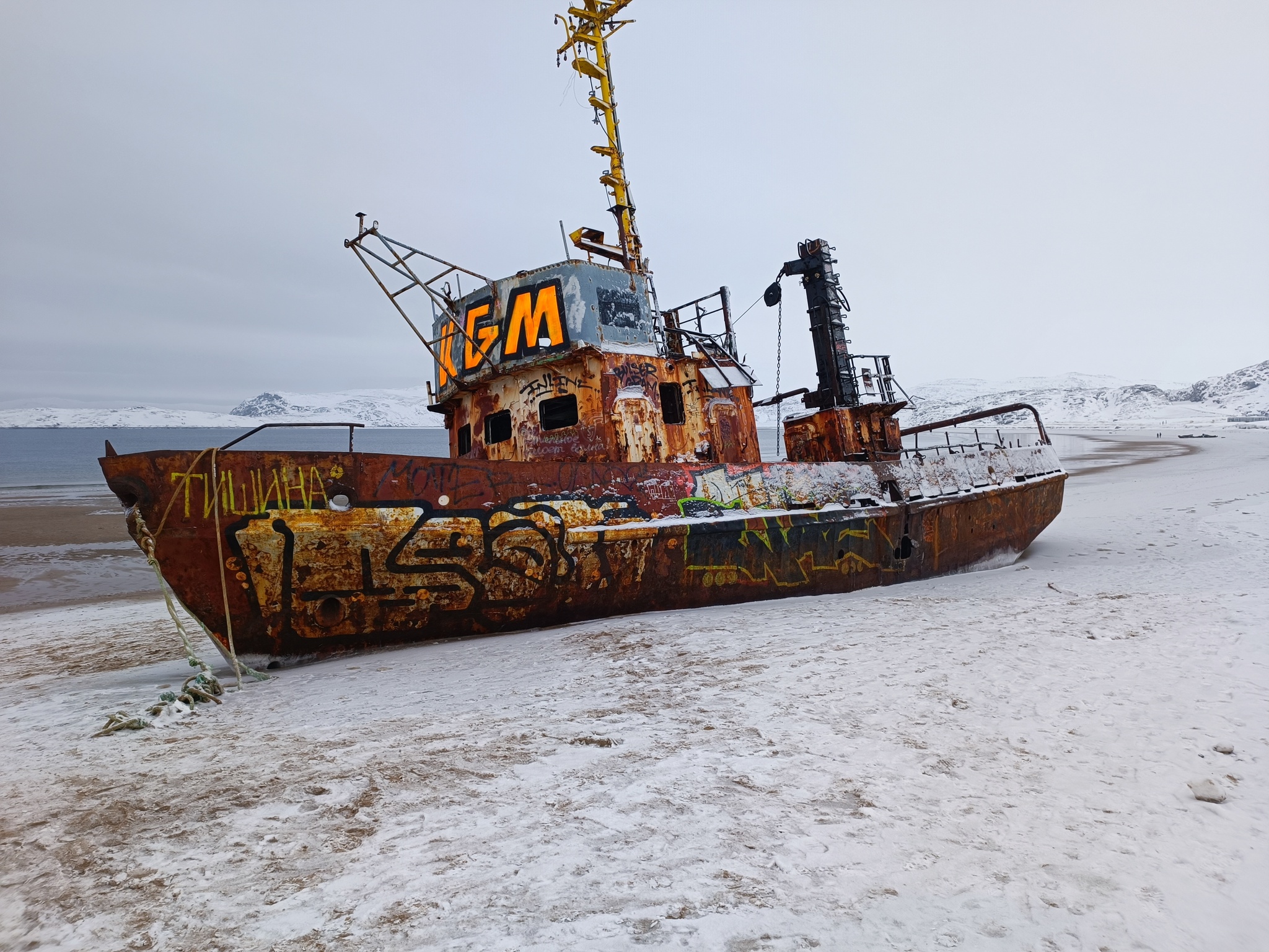 Teriberka. Journey to the End of the Earth - My, Teriberka, Polar Lights, Kola Peninsula, Murmansk region, Travels, Reindeer, Husky, Scallop, King crab, Sea urchin, Far North, Longpost