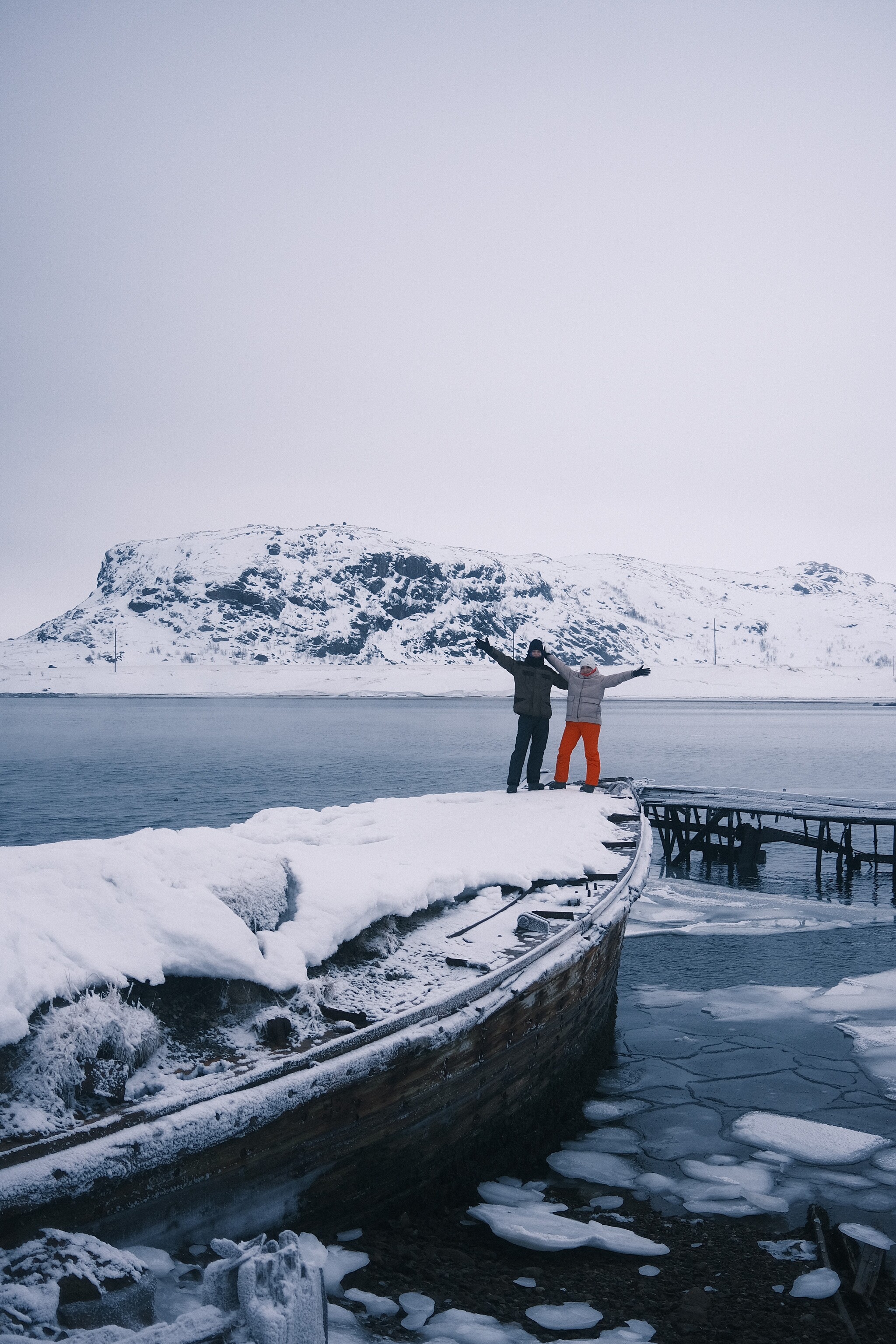 Teriberka. Journey to the End of the Earth - My, Teriberka, Polar Lights, Kola Peninsula, Murmansk region, Travels, Reindeer, Husky, Scallop, King crab, Sea urchin, Far North, Longpost