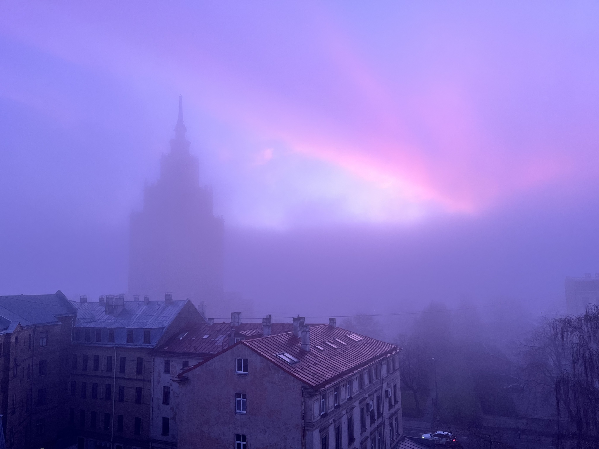 Riga in November - My, Town, Night city, The photo, Riga, Autumn