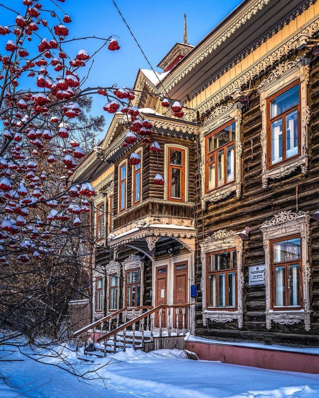 Fairytale towers of Tomsk - Telegram (link), Images, The photo, Teremok, House, Architecture, Longpost