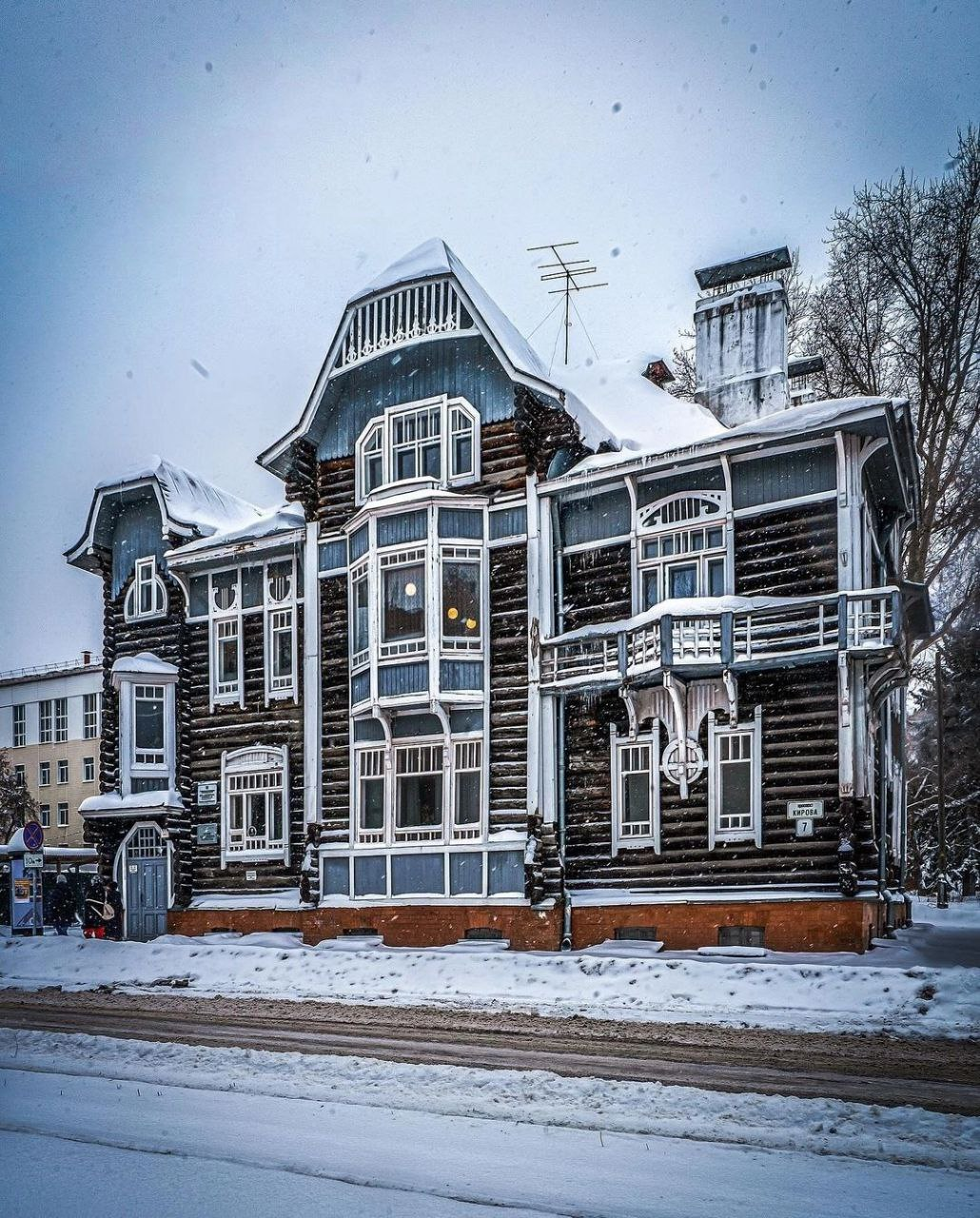 Fairytale towers of Tomsk - Telegram (link), Images, The photo, Teremok, House, Architecture, Longpost